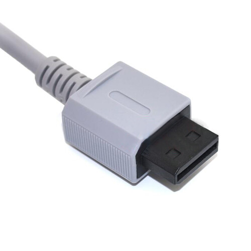 6FT S-AV TV Audio Video RCA Composite Adapter Cable Cord For Nintendo Wii/ Wii U