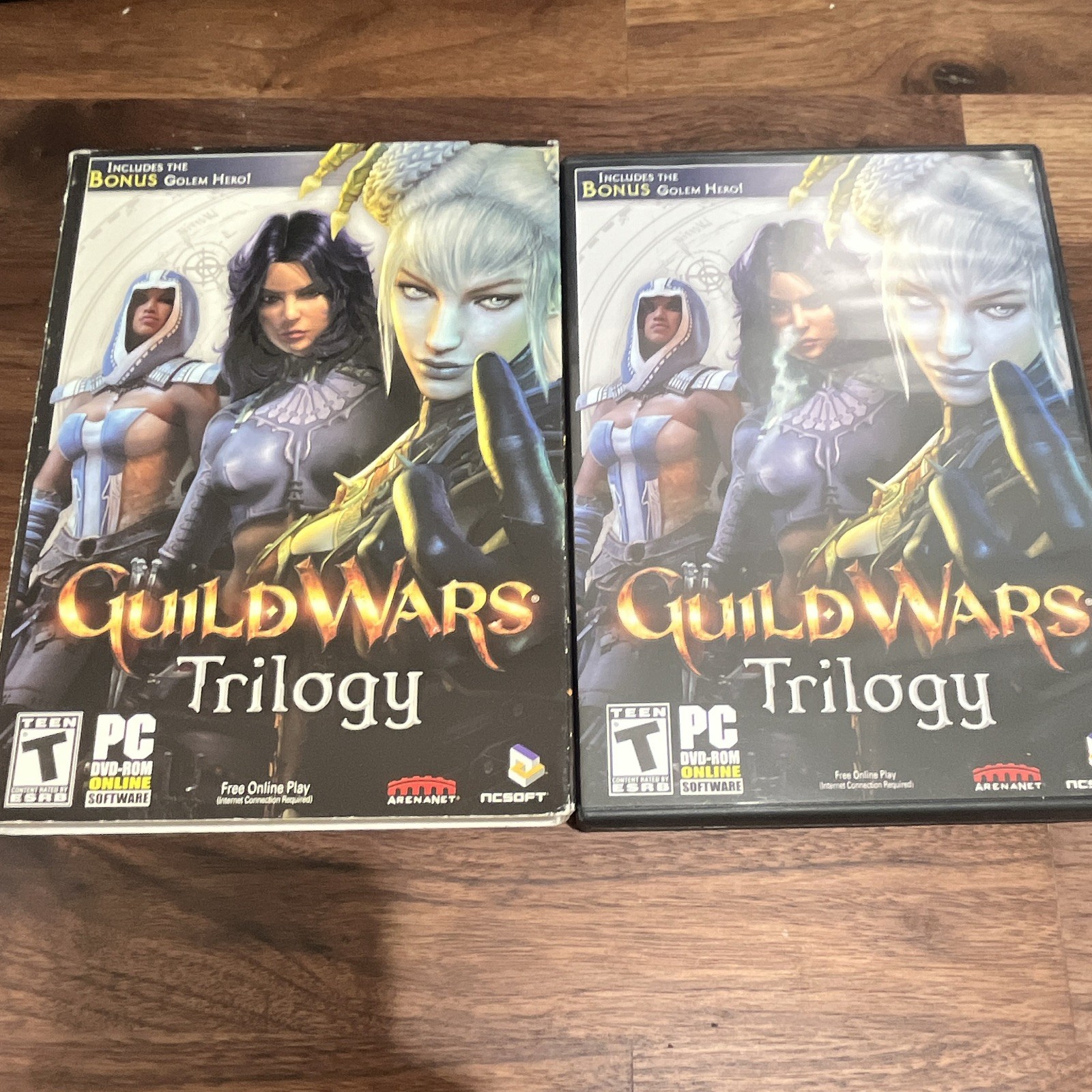 NCsoft Guild Wars Trilogy PC DVD-ROM T-Teen Manual Included 2006
