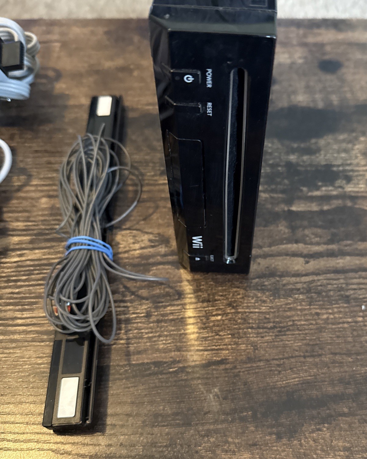 Nintendo Wii Console RVL-101 Black System with OEM Remote Motion Plus Tested