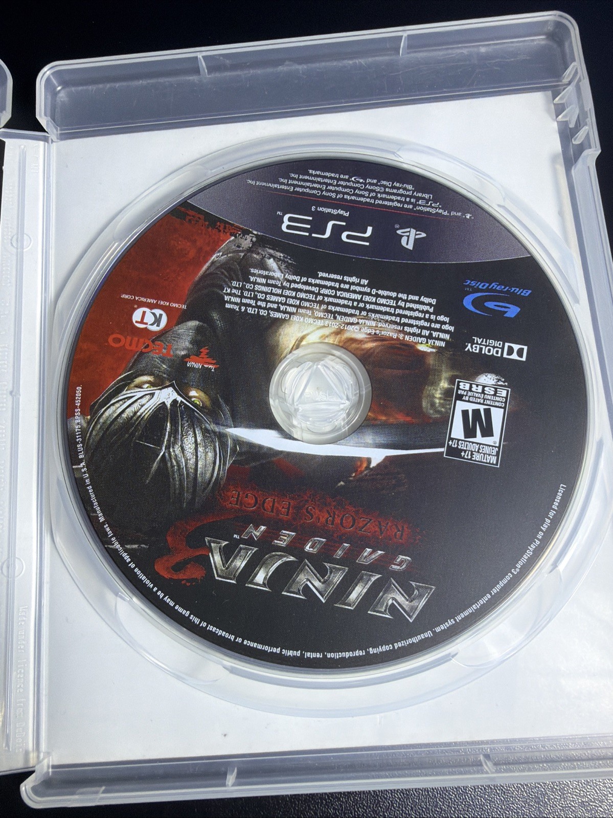 Ninja Gaiden 3: Razor’s Edge (Sony PlayStation 3) CIB Tested & Working