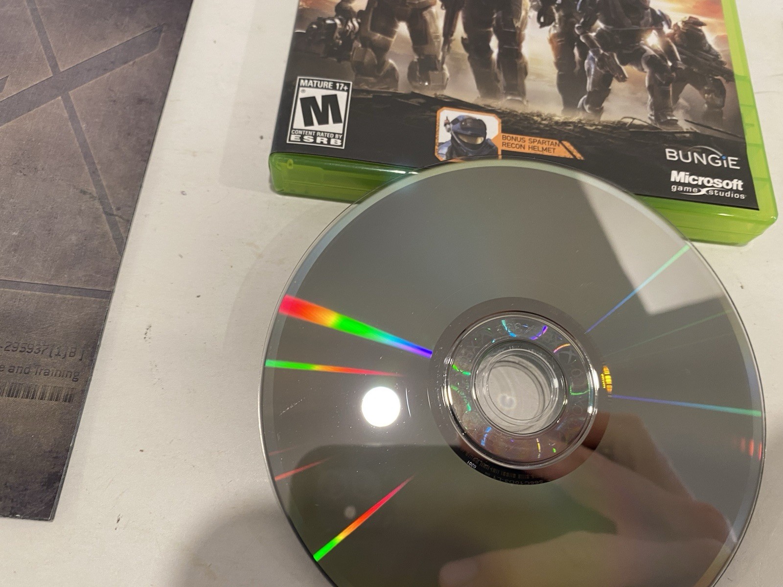 Halo Reach (Xbox 360) Complete With Unused Recon Helmet Bonus Content Code