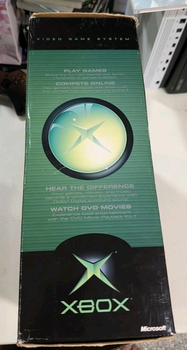 Microsoft Xbox Original Console Retail Box – BOX ONLY