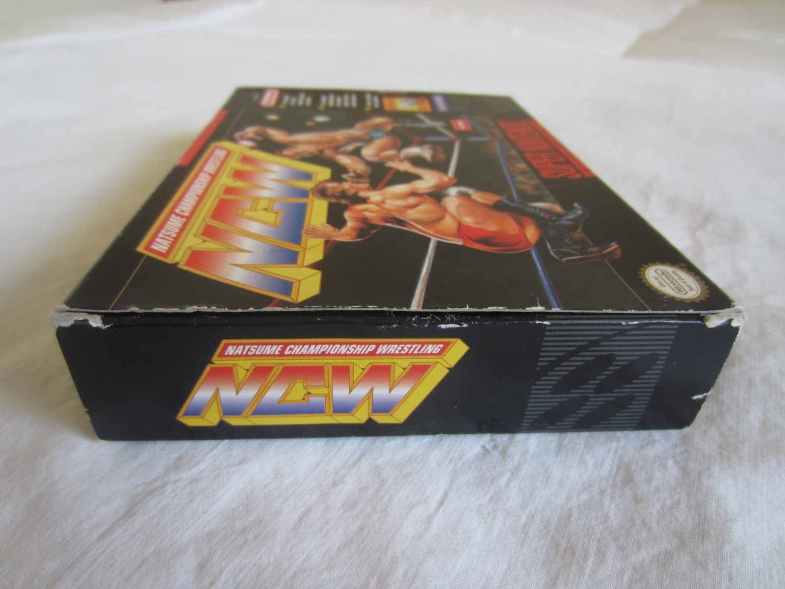 Natsume Championship Wrestling SNES Super Nintendo Complete 1994 Natsume RARE