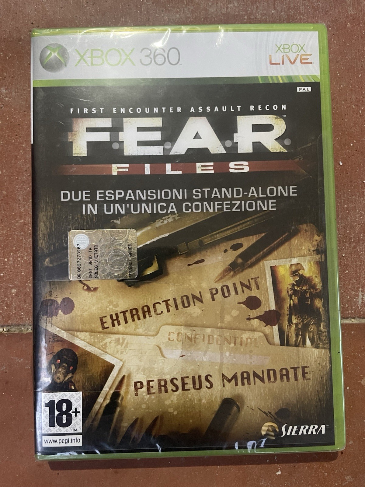 F.E.A.R XBOX 36O FEAR FILES STAND ALONE EXTRACTION POINT + PERSEUS MANDATE RARE