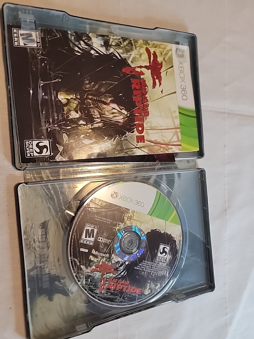 Dead Island: Riptide (Microsoft Xbox 360, 2013) Steelbook –