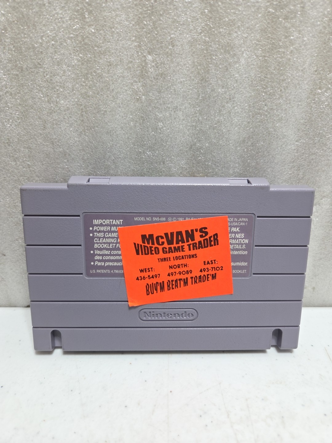 Tested – Super Metroid Super Nintendo SNES Complete In Box CIB (Dmg Box)