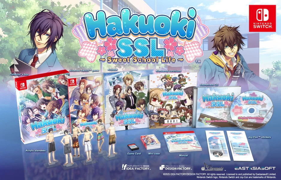 Hakuoki SSL Sweet School Life Limited Edition (Asian Im) – Nintendo Switch – New