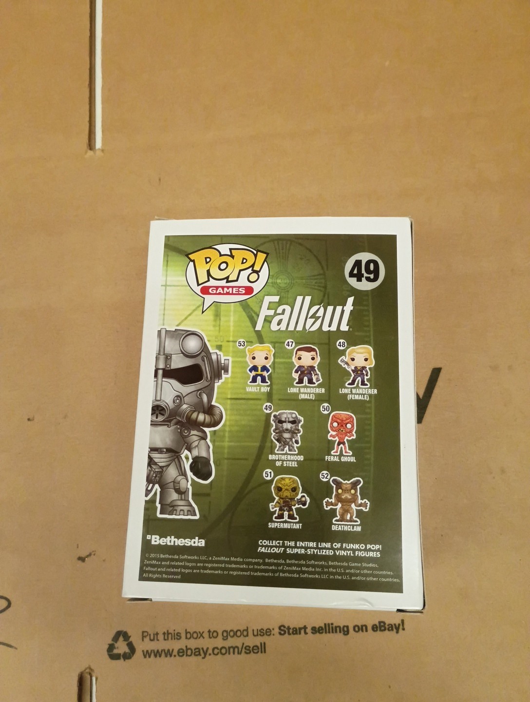 Funko Pop! Games Fallout Brotherhood of Steel 49 Vinyl Figure