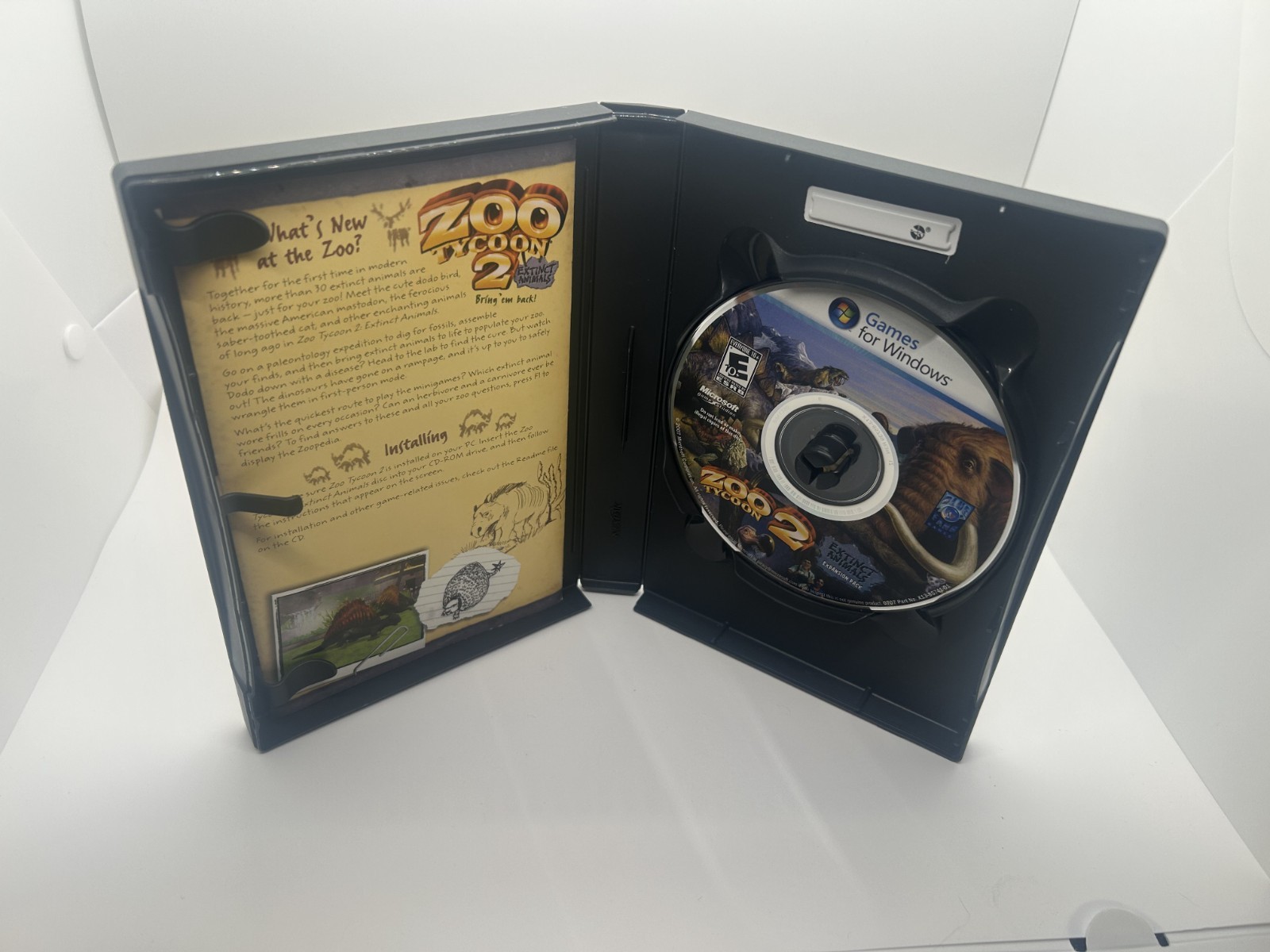 3 PC Games – Zoo Tycoon 2 Zookeeper Collection – Marine Mania – Extinct Animals