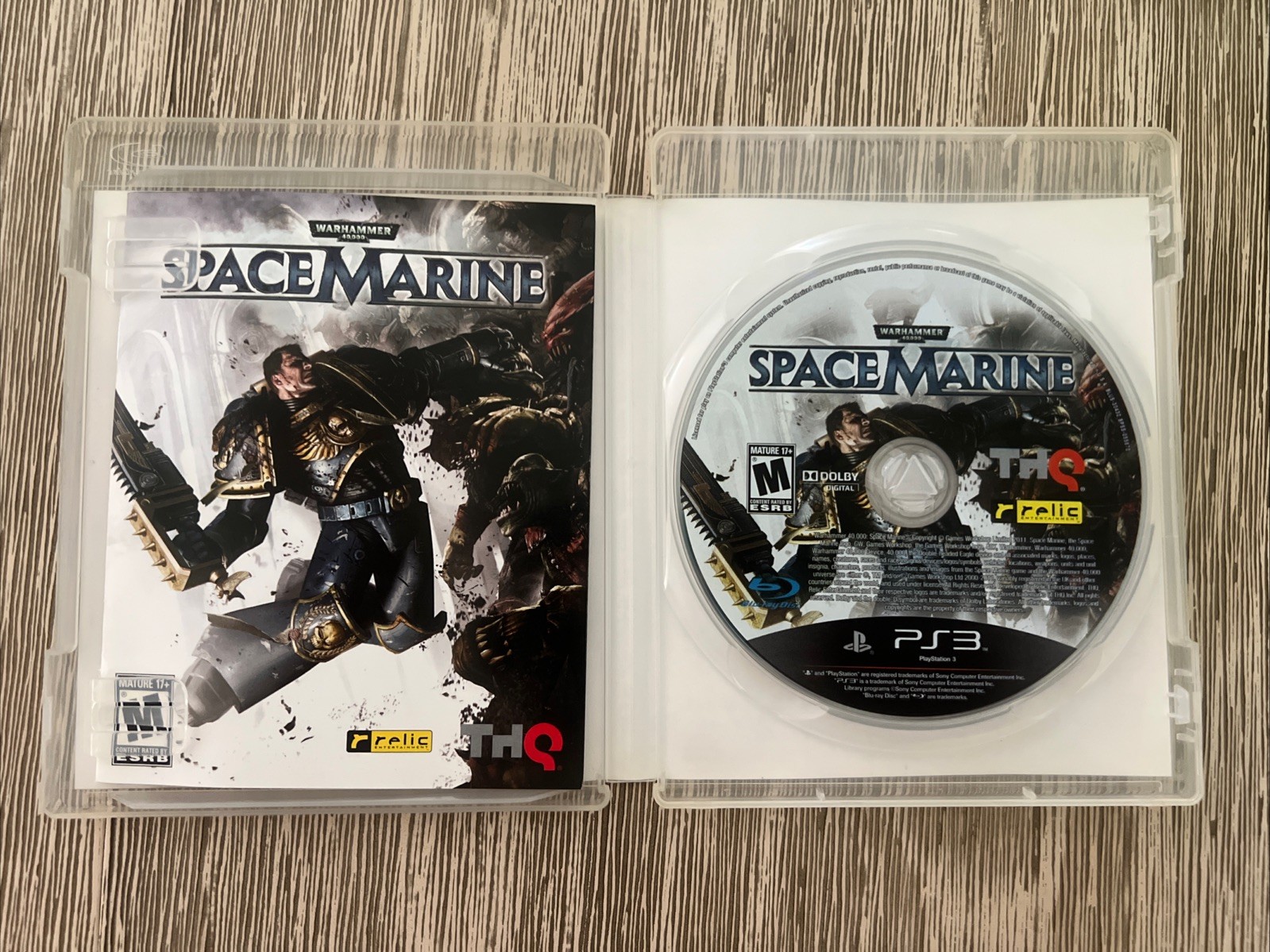 Warhammer 40,000: Space Marine (Sony PlayStation 3 PS3, 2011) Complete
