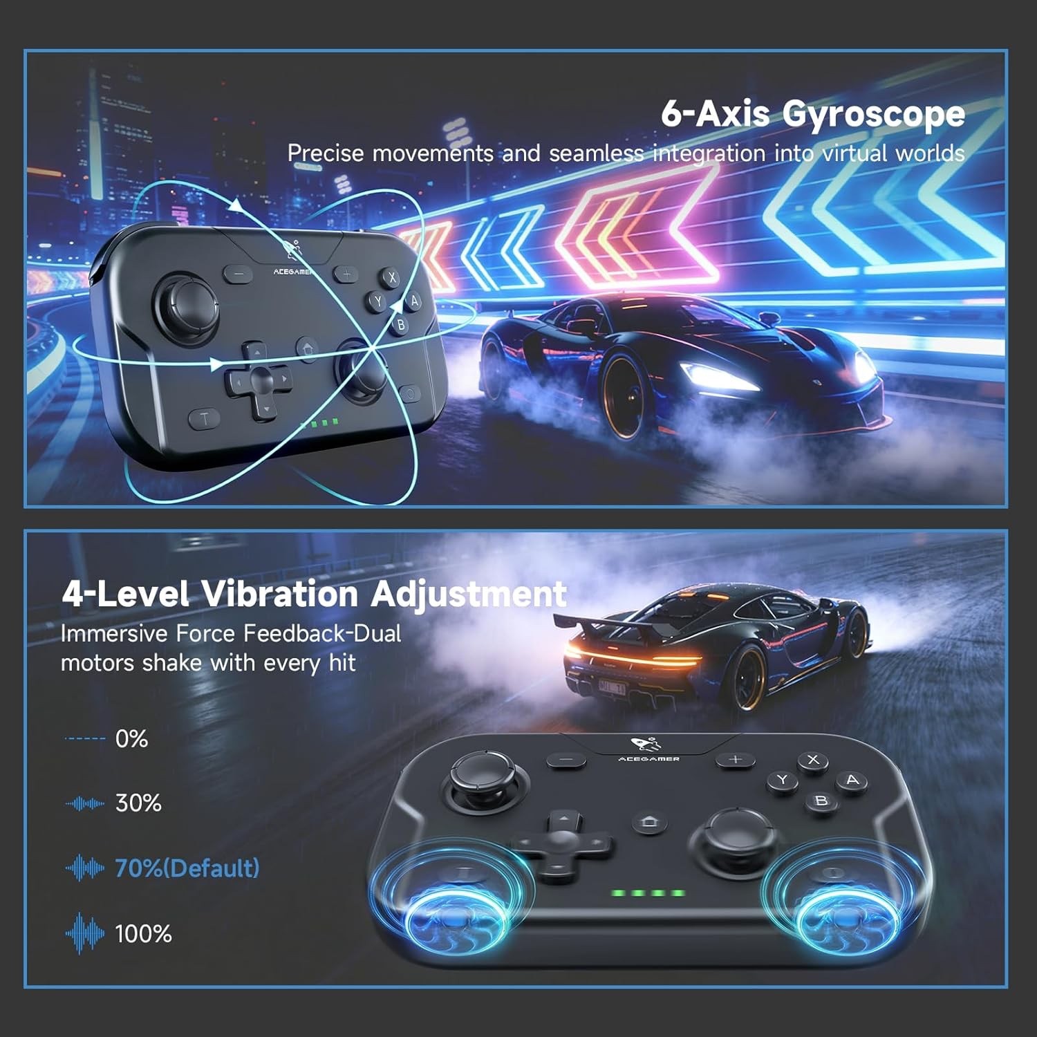 Wireless Pocket Controller for Nintendo Switch/Switch 2/Android/iOS/PC