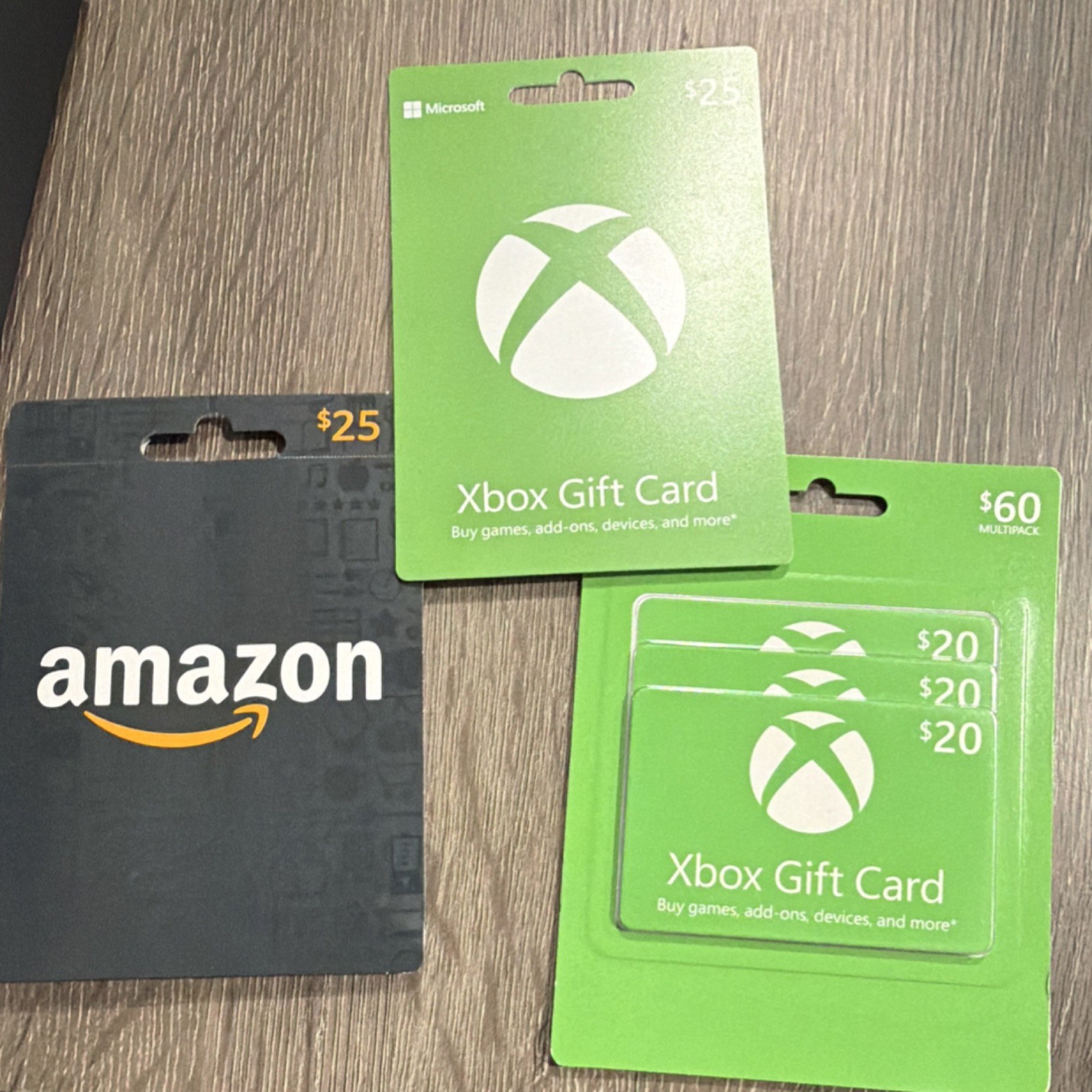 Microsoft Xbox Gift Card Multipack $25 + $60 Prepaid Game Card for Xbox