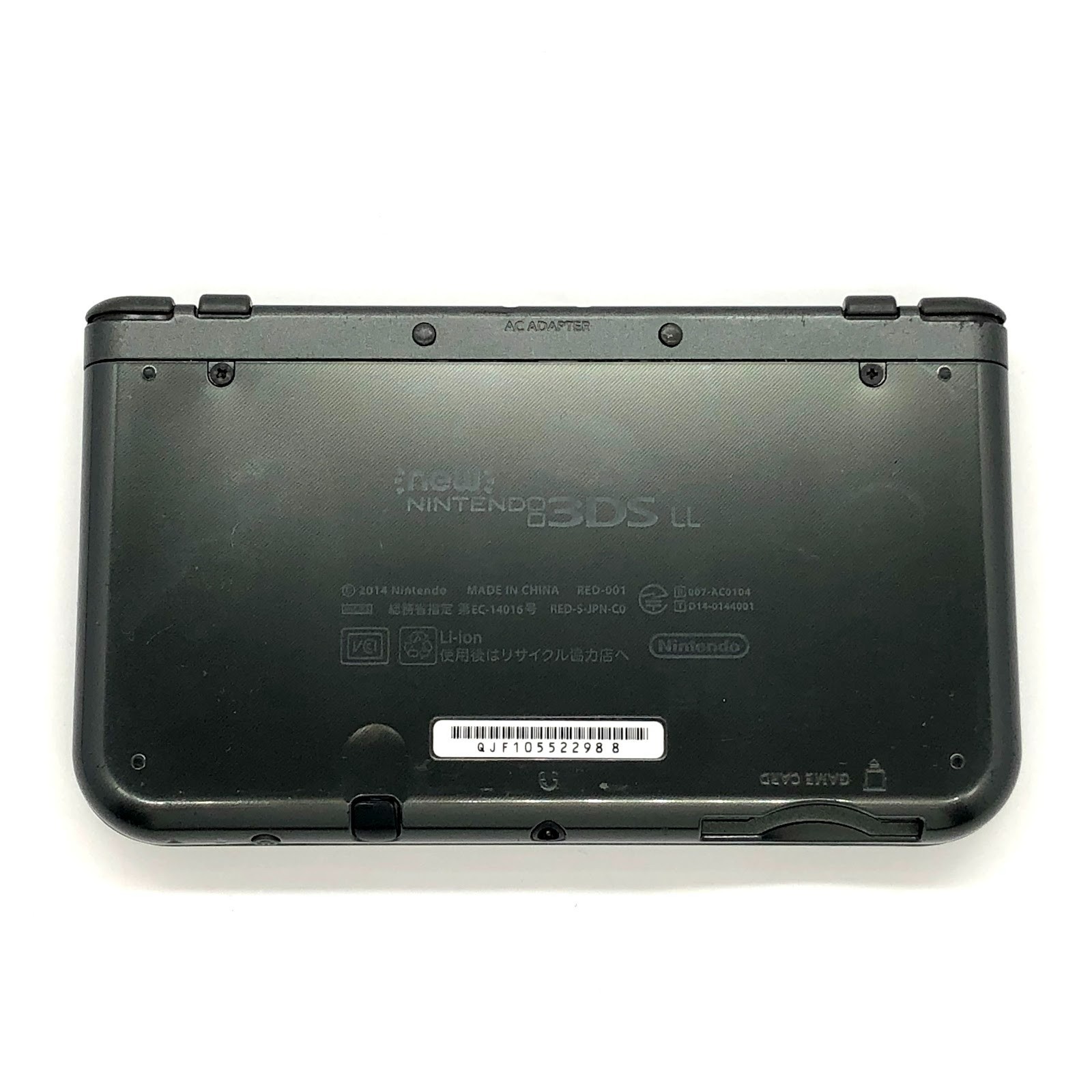New Nintendo 3DS LL XL Console Dual IPS Metallic Black w/ Charger&Box Near Mint