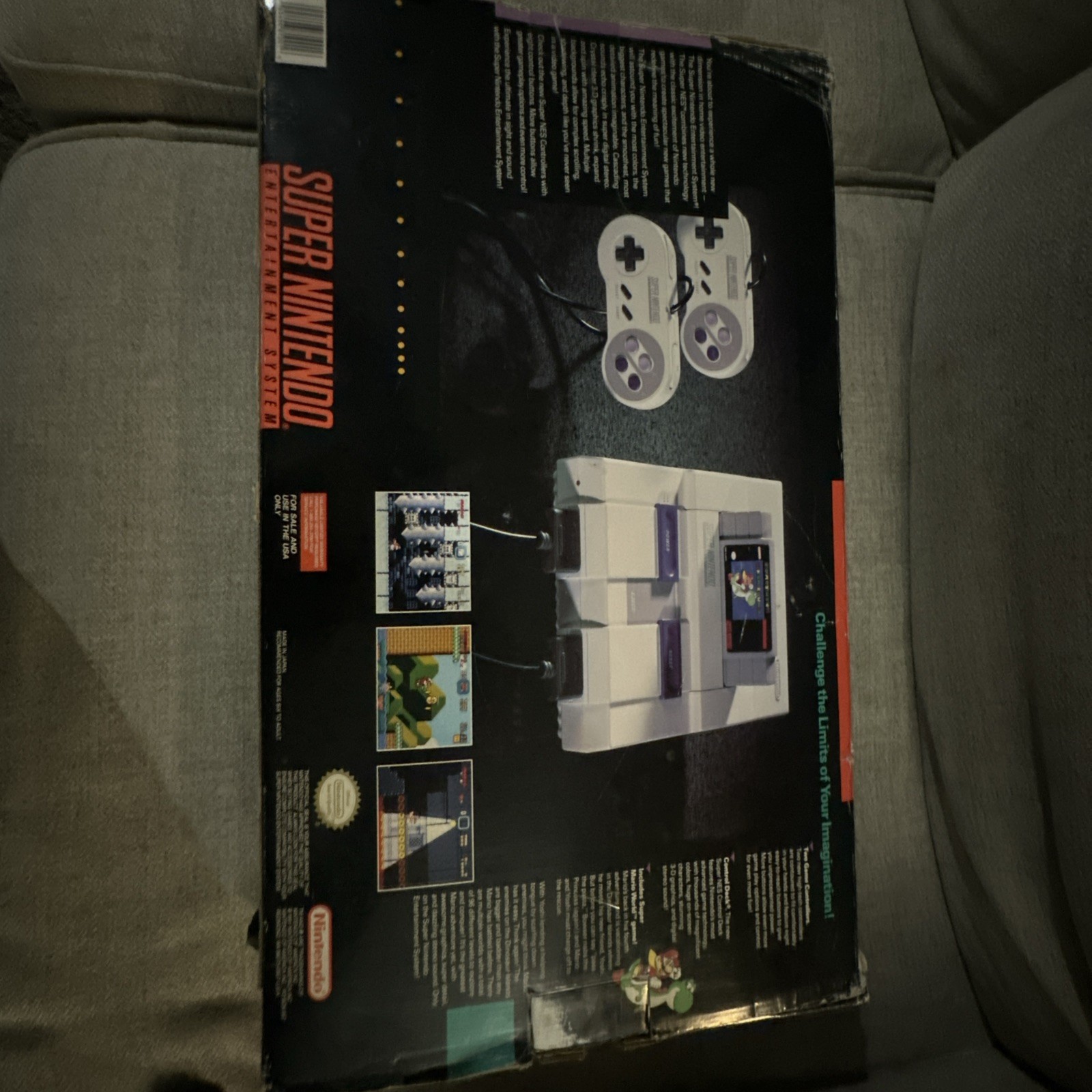 Super Nintendo SNES Console MARIO WORLD SET