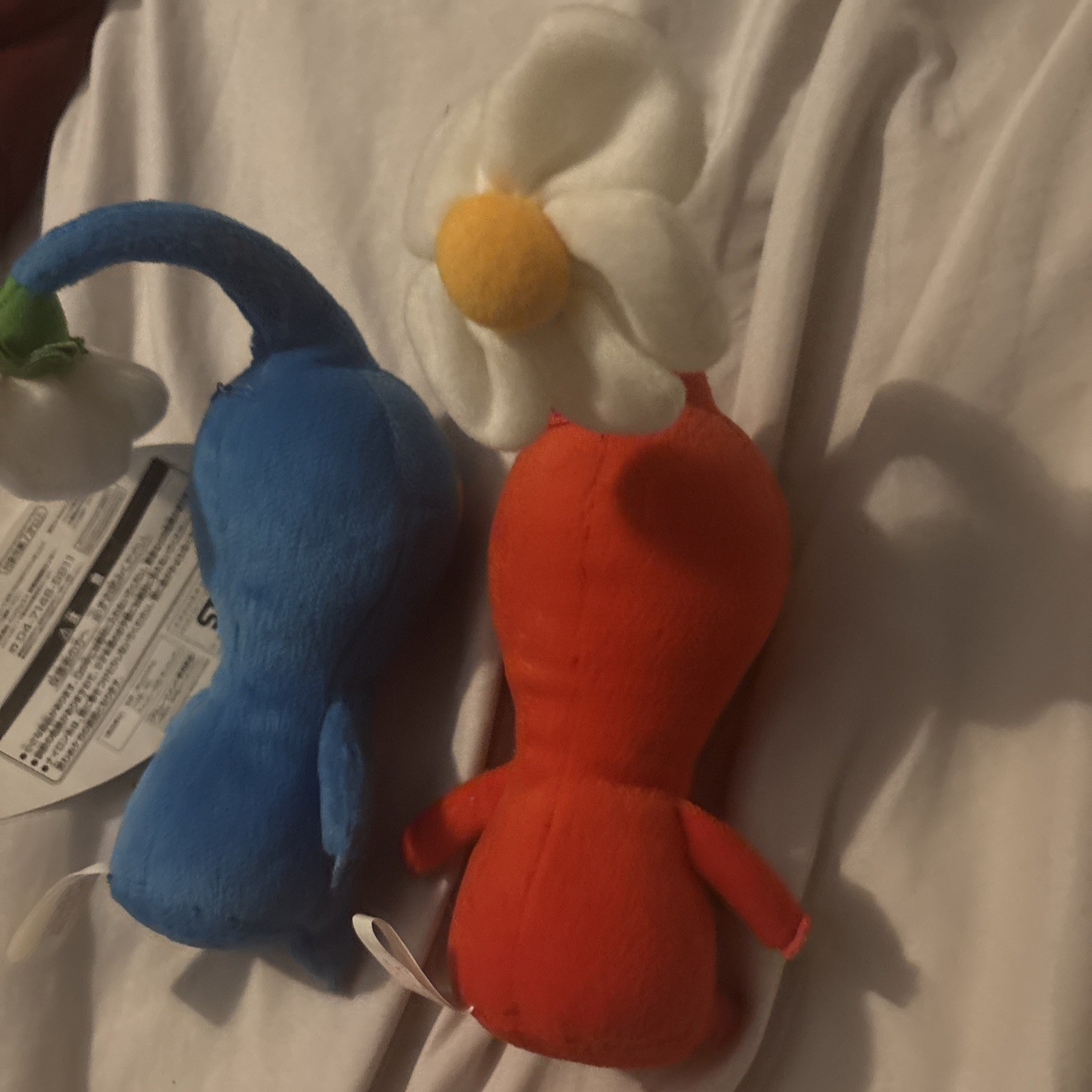 Pikmin Rare 2001 Nintendo Japan GameCube Banpresto Plush Figure Red Blue NWT