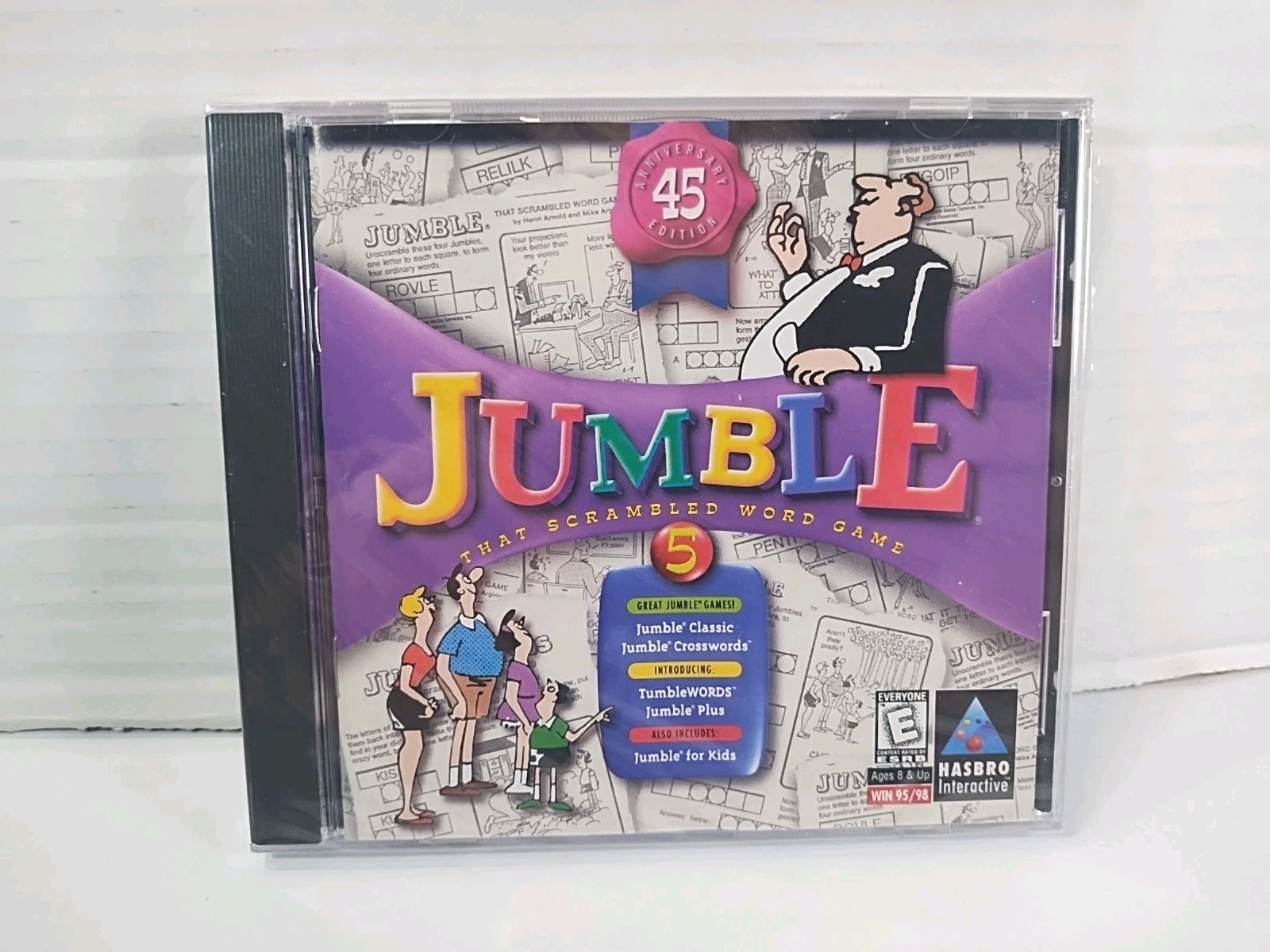 JUMBLE That Scrambled Word Game CD Win 95/98 45th Anniversary Edition **NEW**