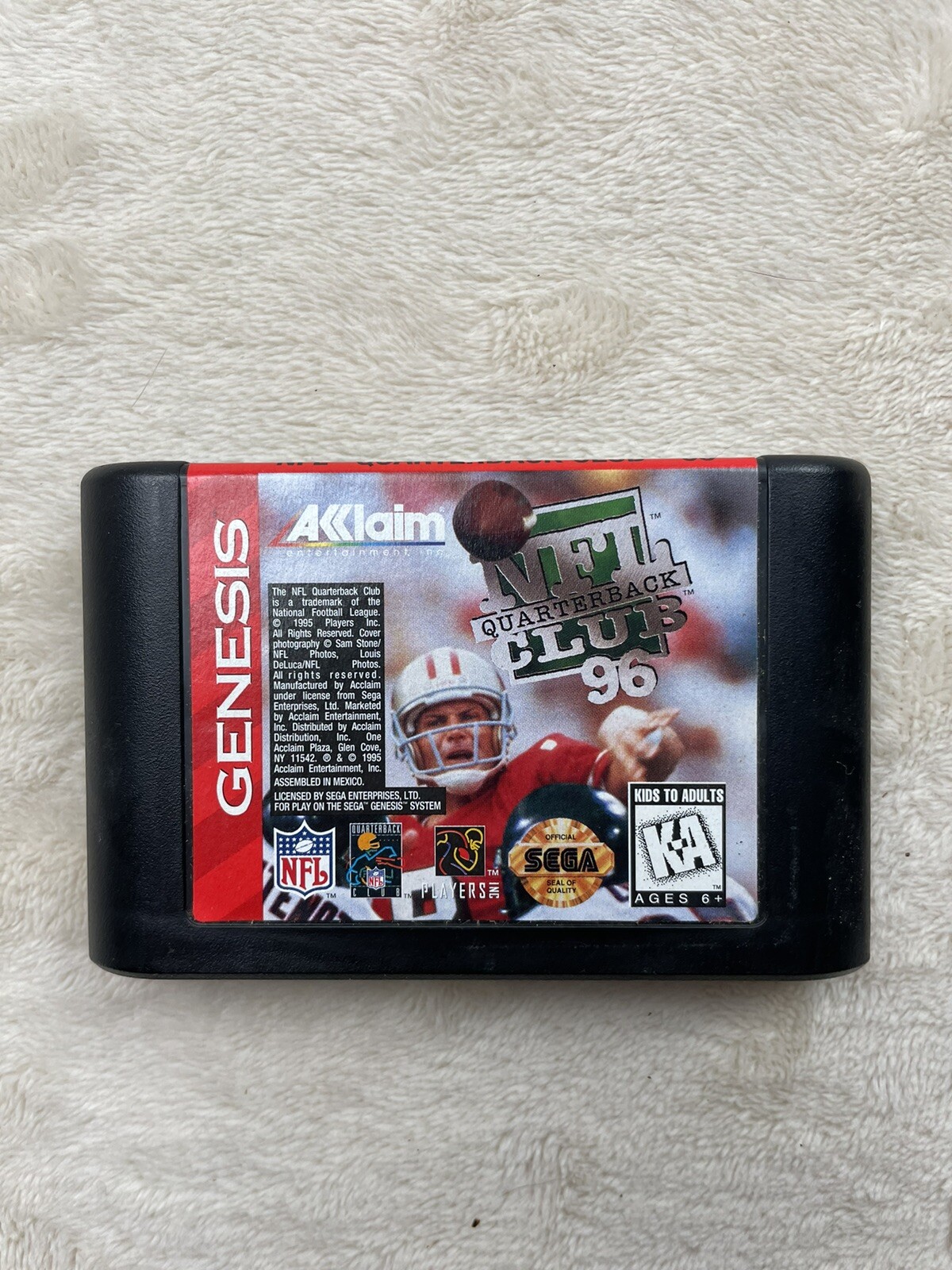Sega Genesis Lot of 2 Games – Batman Forever + NFL Quarterback Club 96 Cart Only
