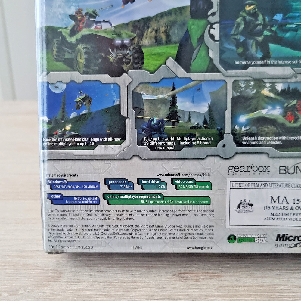 2003 Rare Oz PC Version of HALO: COMBAT EVOLVED | Sealed