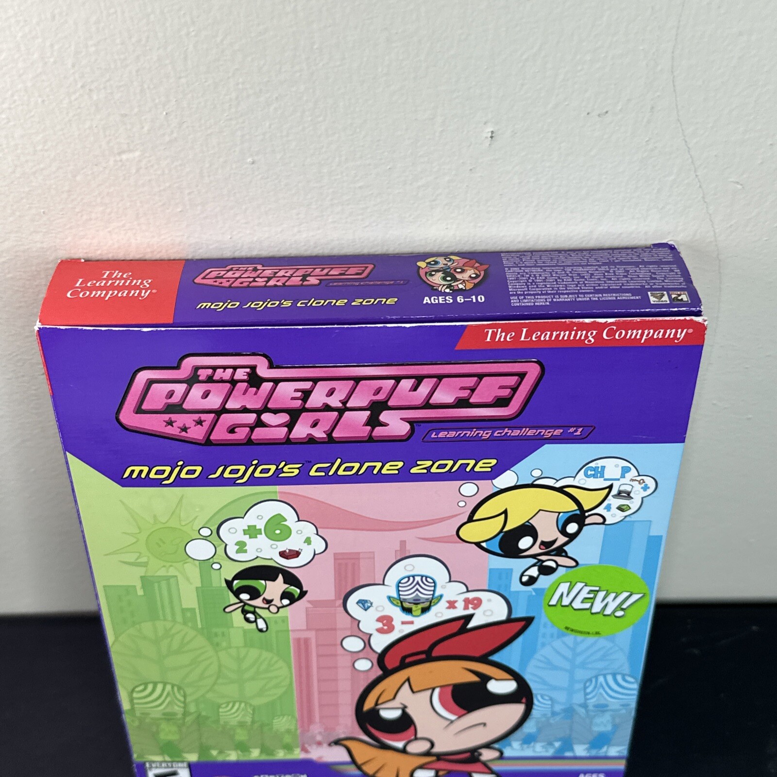 Powerpuff Girls Learning Challenge 1 Mojo Jojo’s Clone Zone PC Game 2002 SEALED