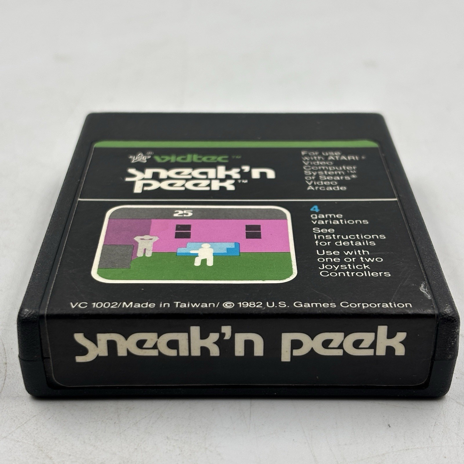 Sneak’n Peek (Atari 2600, 1982) By Vidtec (Cartridge only) NTSC