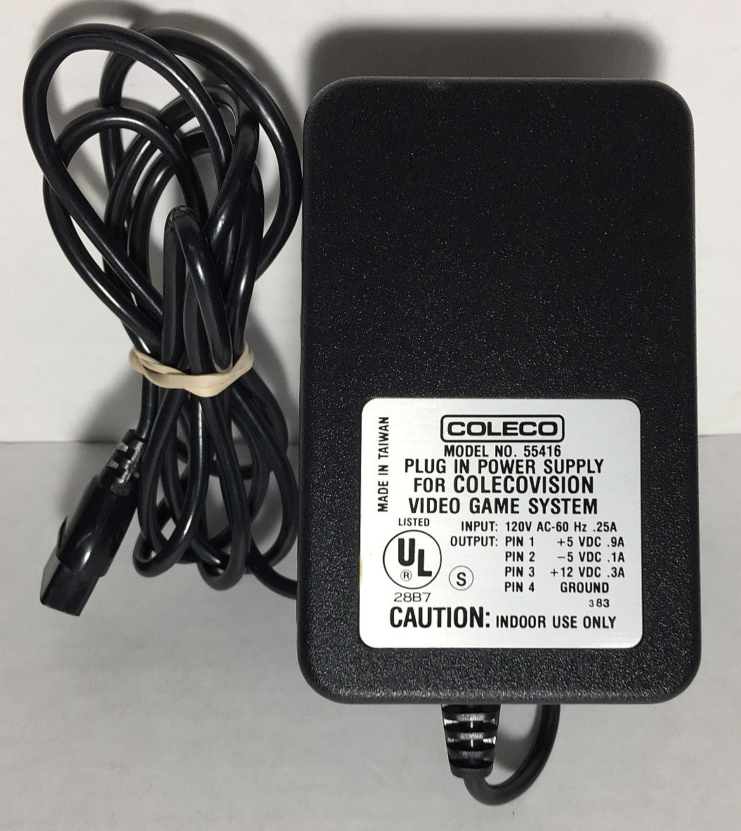 OEM 1st Party COLECOVISION Power Supply AC ADAPTER Coleco Vision MODEL 55416