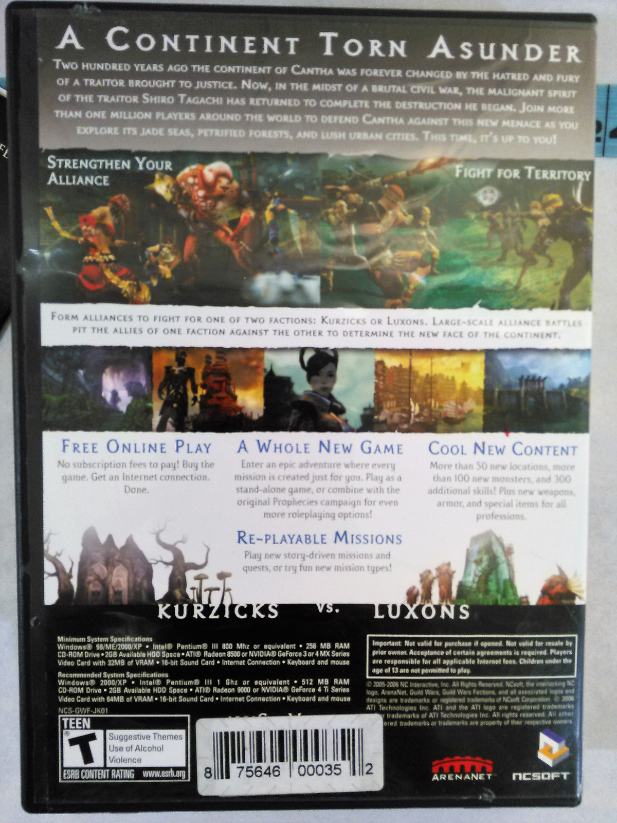 Guild Wars: Factions (PC, 2006) TESTED