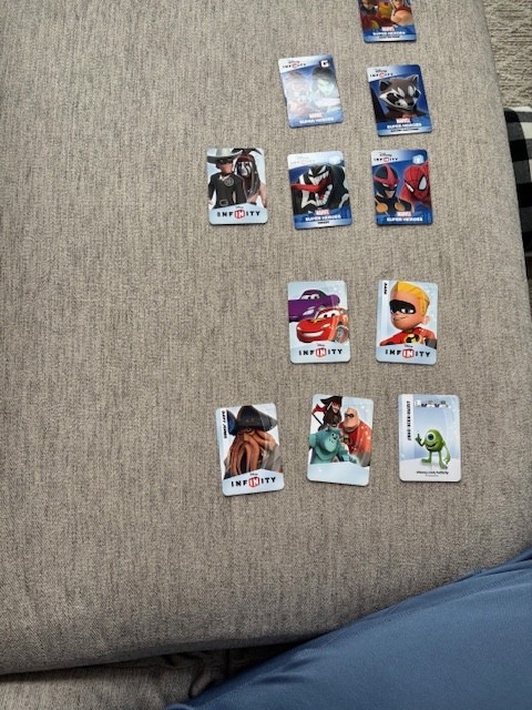 Disney Infinity Character Card Lot Of 11 See Pictures For Characters