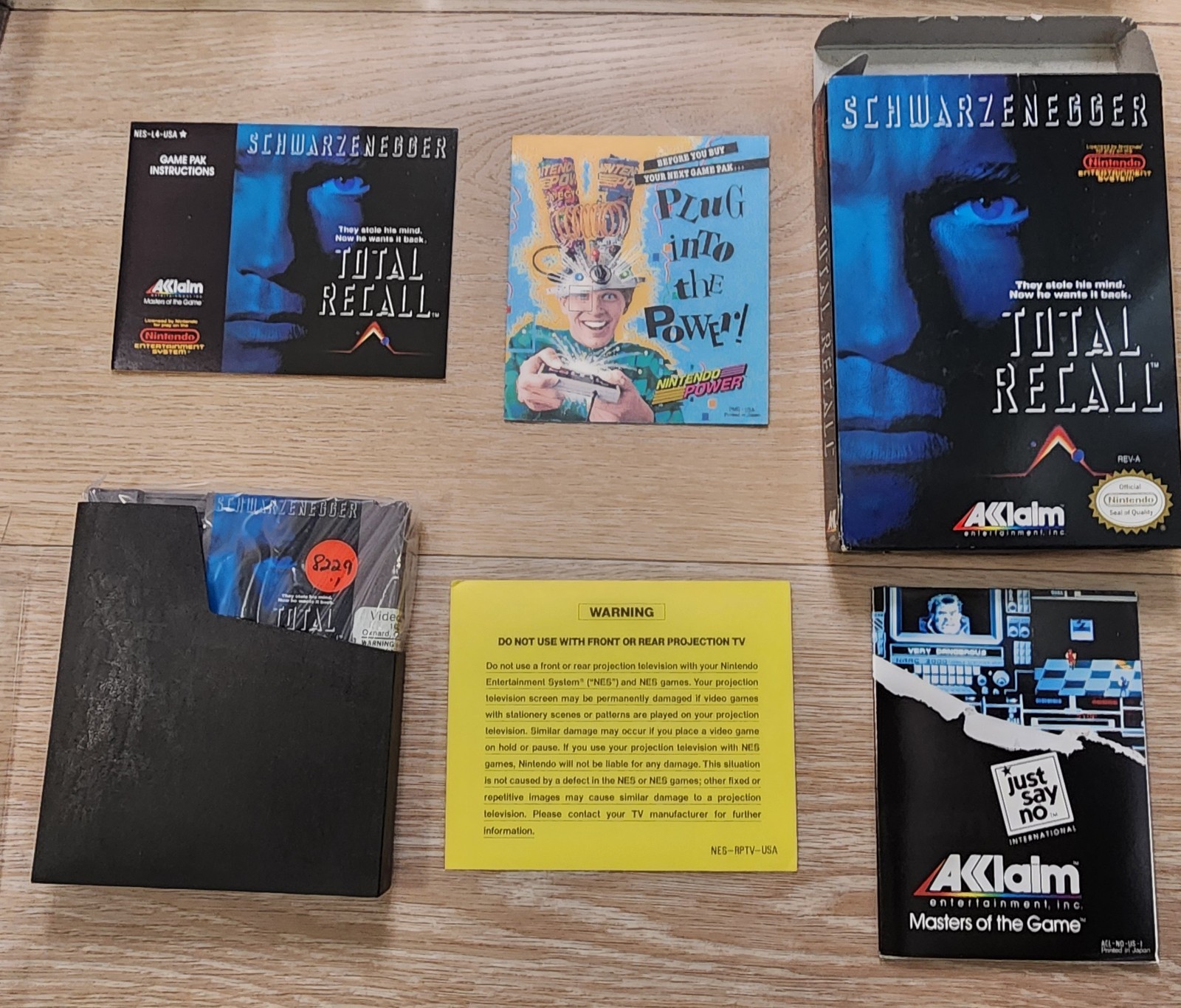 Total Recall (Nintendo Entertainment System, 1990)CIB-NM-VG
