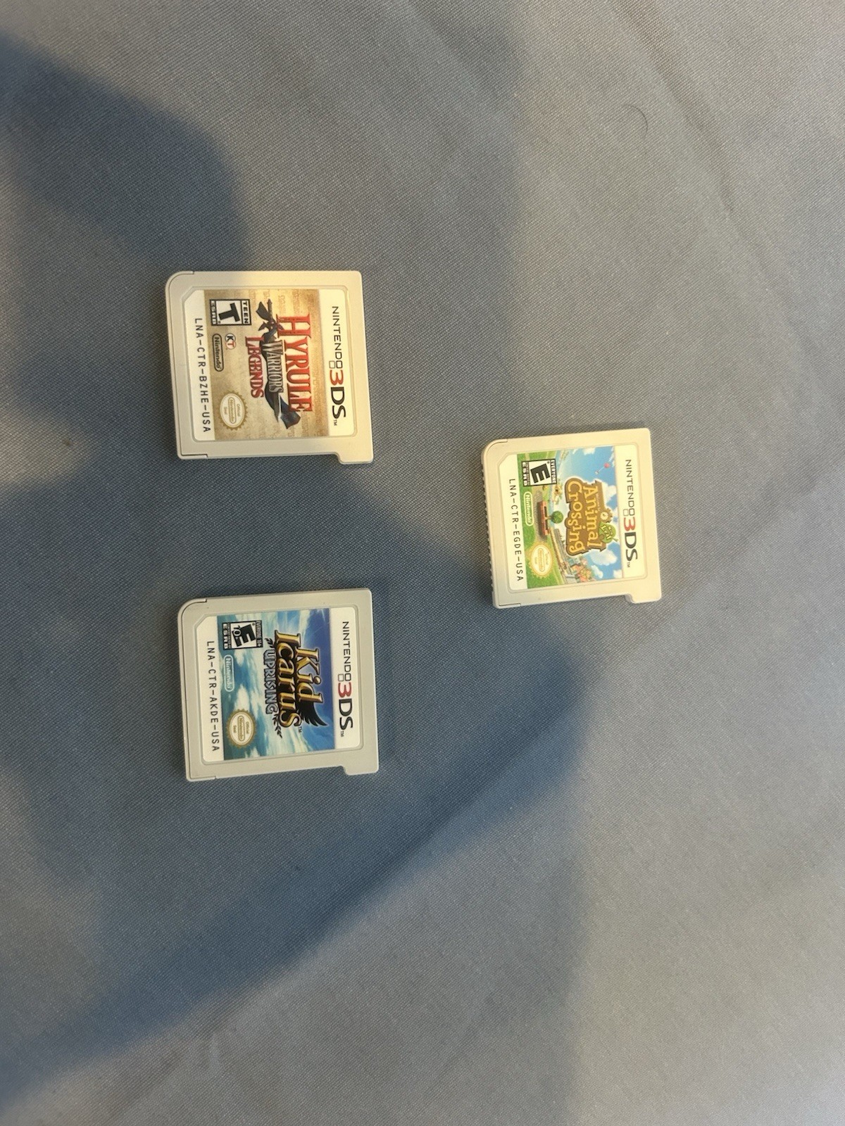 Nintendo 3DS Hyrule Warriors Legends, Animal Crossing, Kid Icarus Uprising