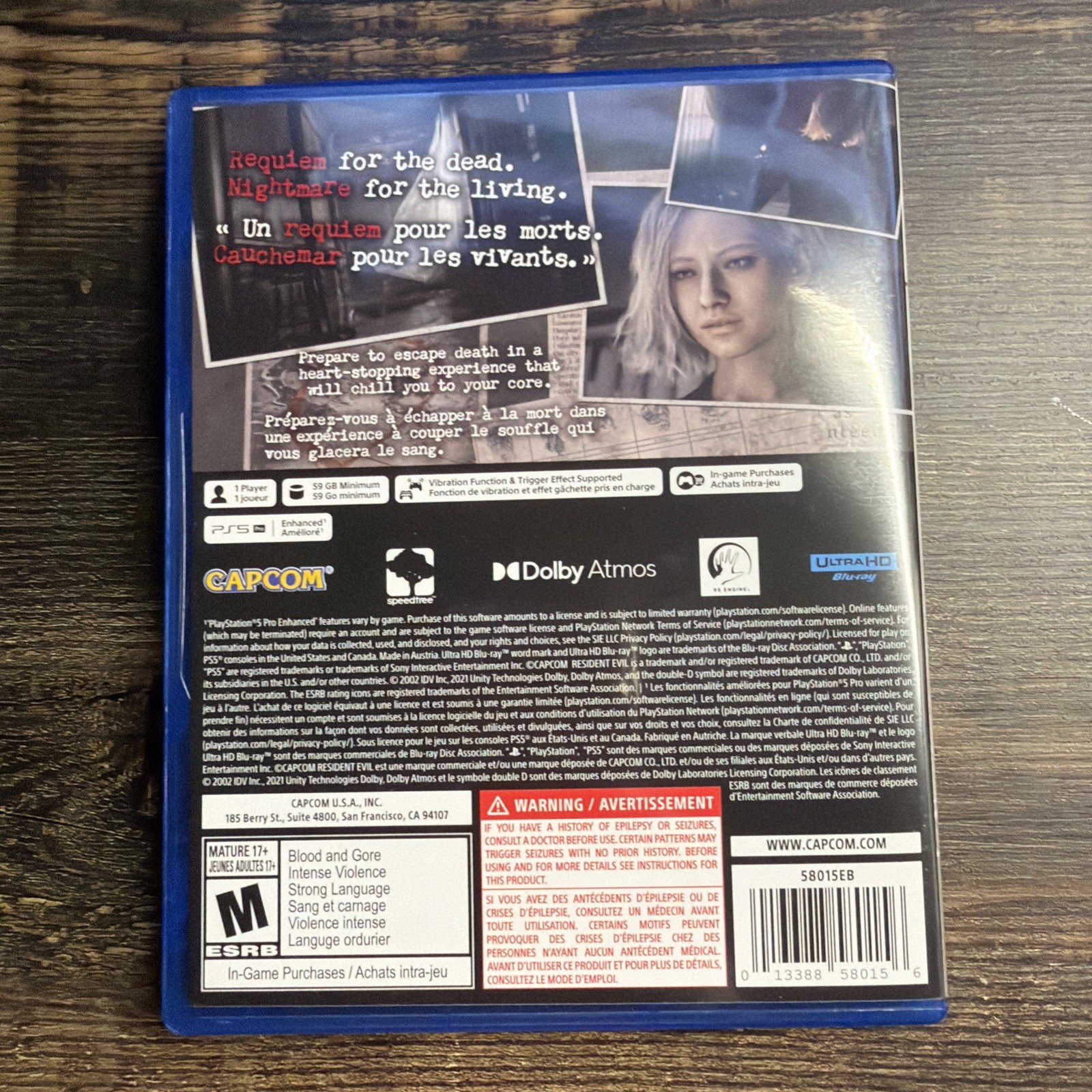 Resident Evil Rerequire Ps5 Sony PlayStation 5