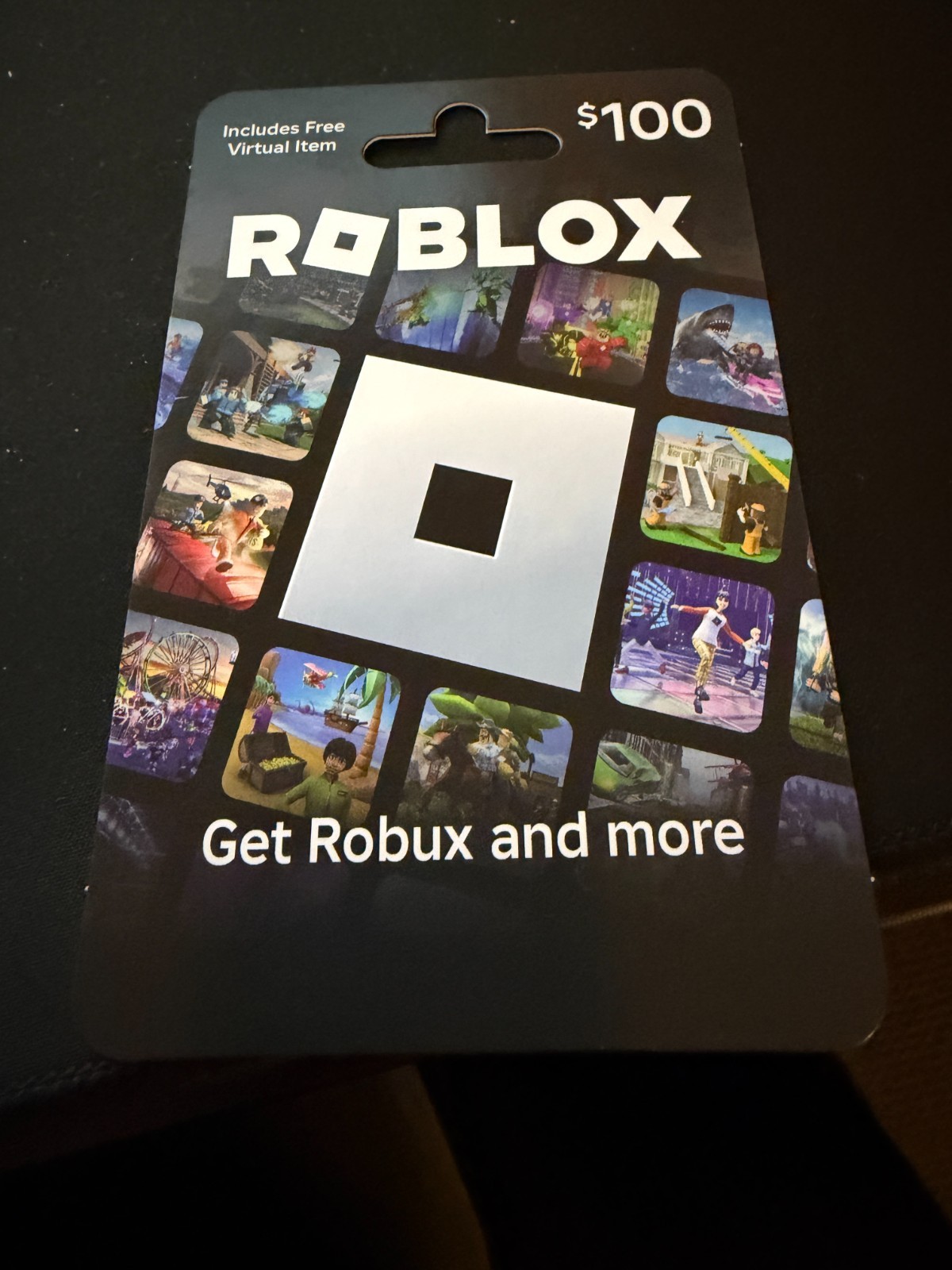 Roblox $100 Physical Gift Card [Includes Free Virtual Item] [Redeem Worldwide]