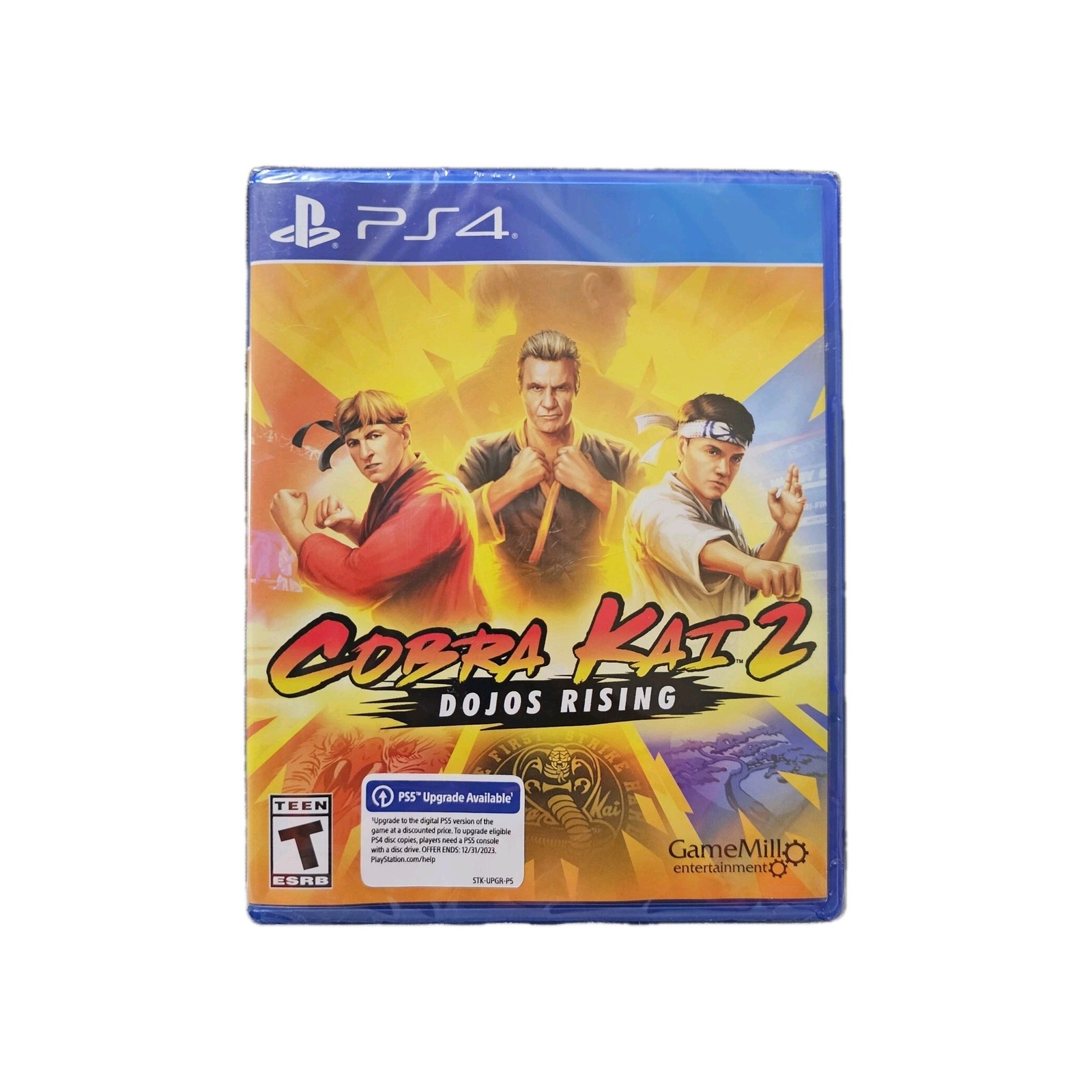 PS4~Cobra Kai 2: Dojos Rising ~ Rated T~ PS5 Upgrade Available~Factory Sealed