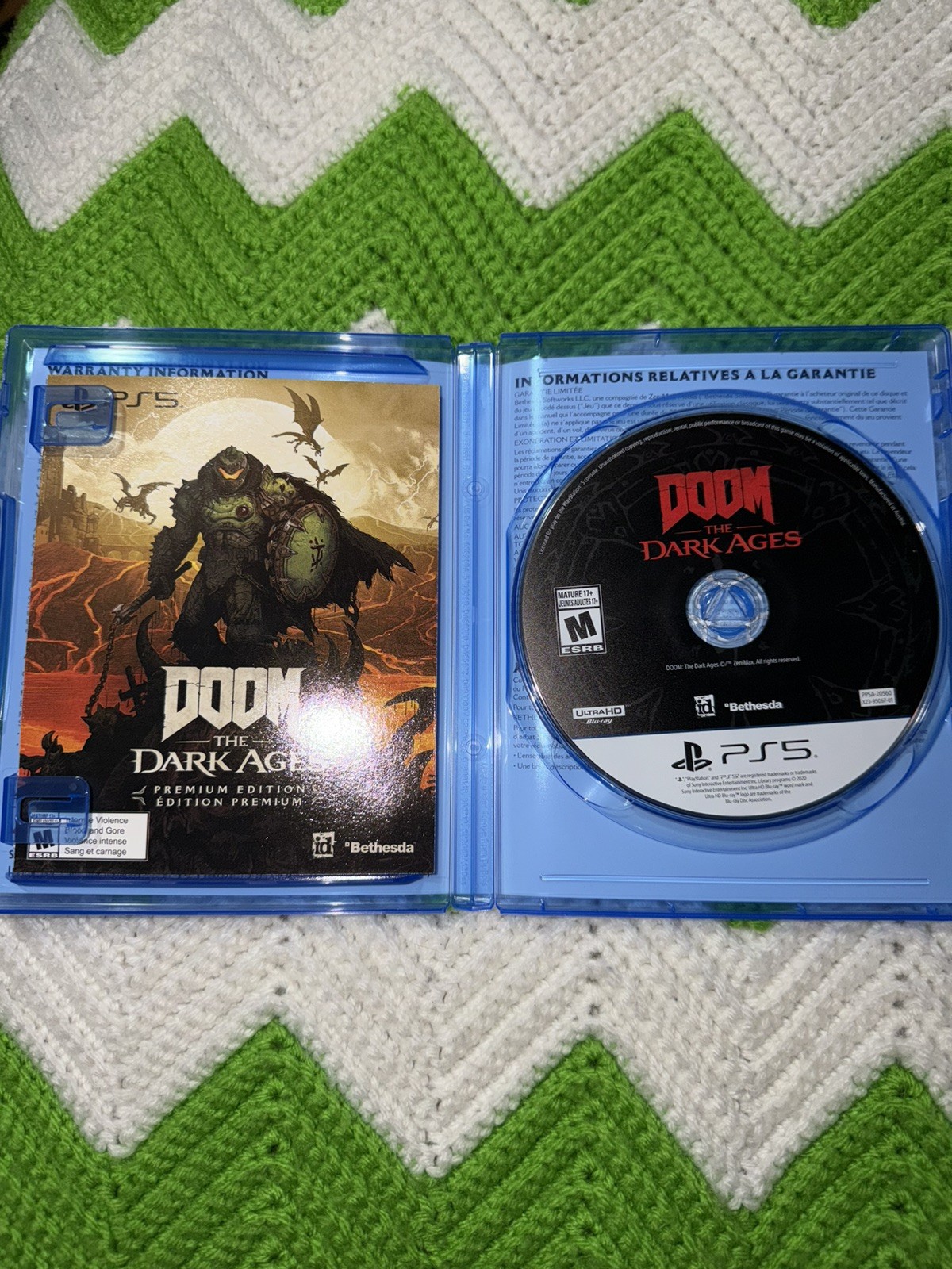 Doom The Dark Ages Premium Edition – Sony PlayStation 5 CODE USED