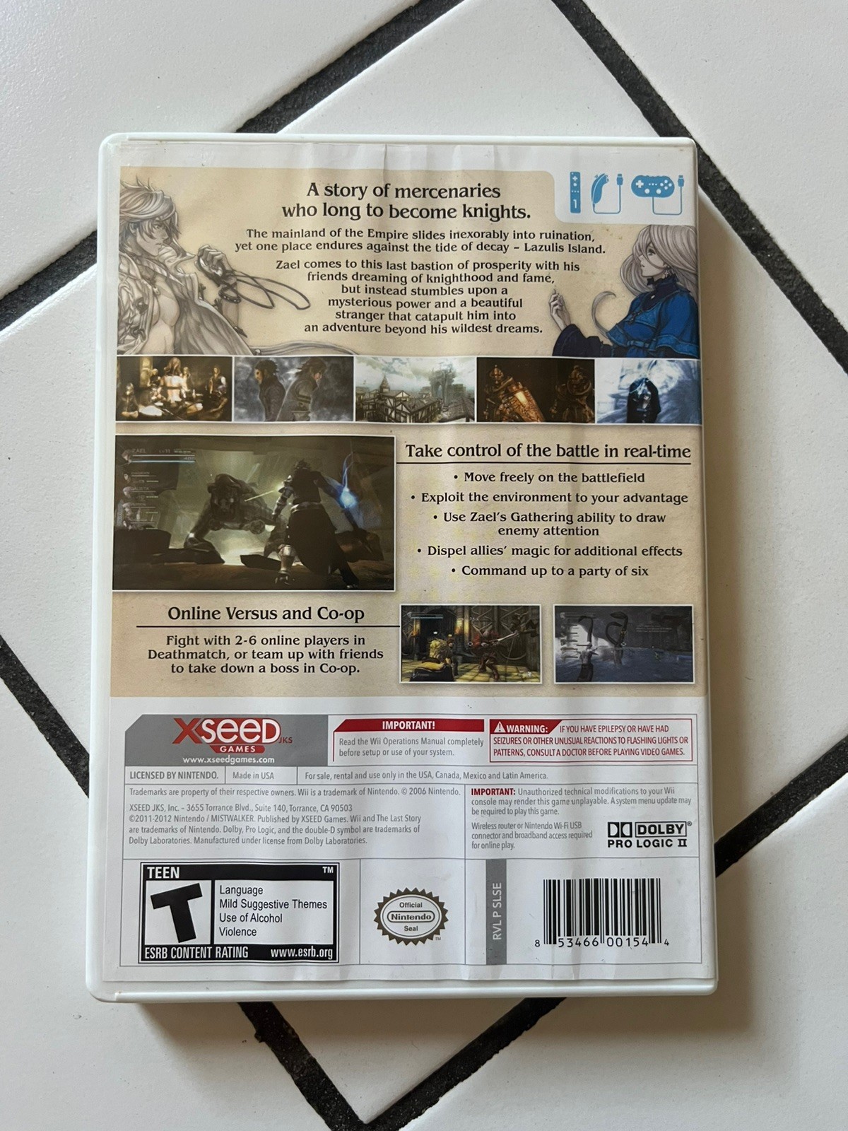 The Last Story (Nintendo Wii, 2012) – CIB
