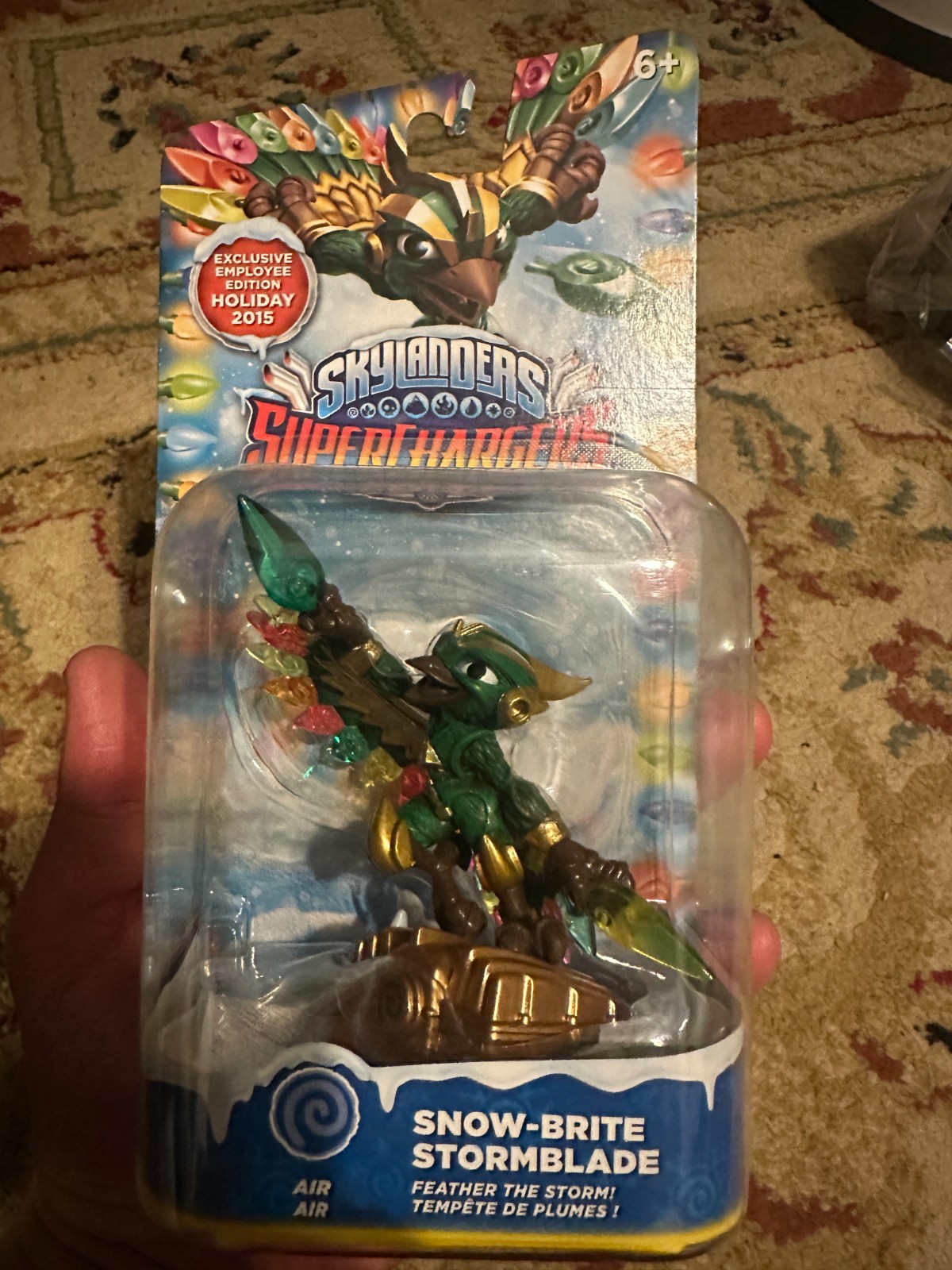 Skylanders Superchargers Figure Snow-Brite Stormblade Exclusive Employee Edition
