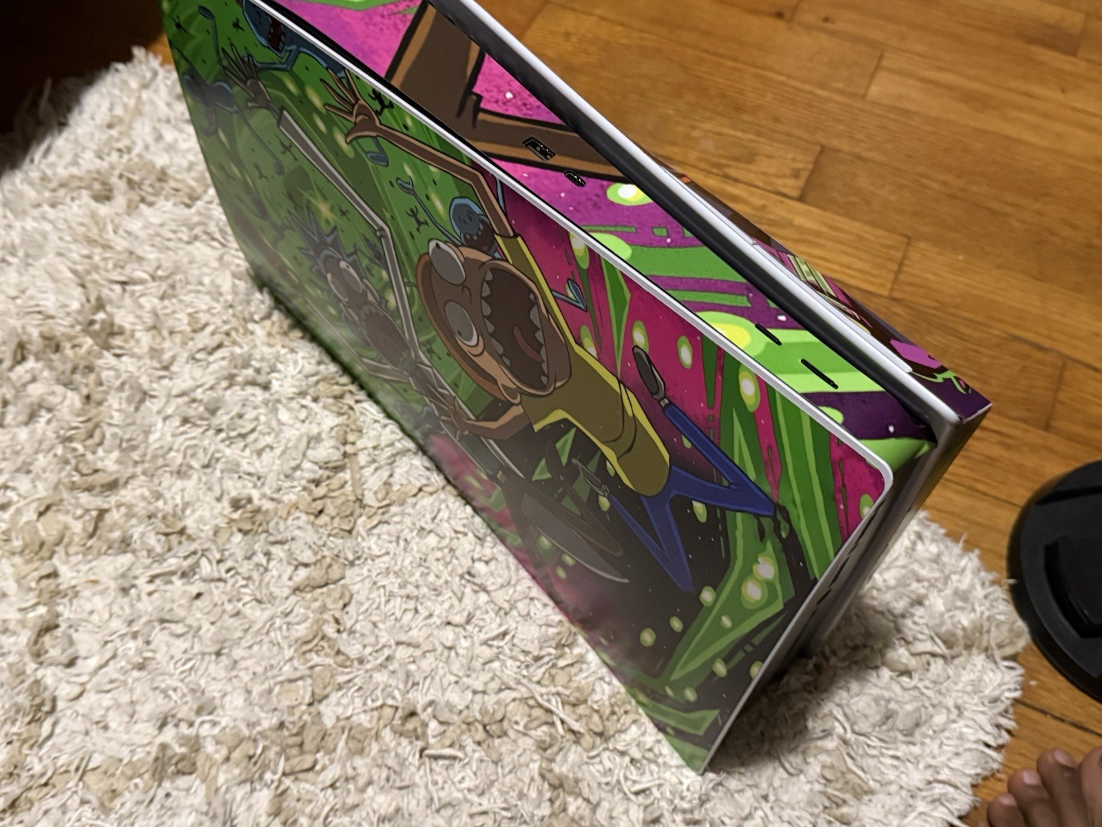 Custom Rick And Morty Sony PlayStation 5 Standard Edition With All Accessories.