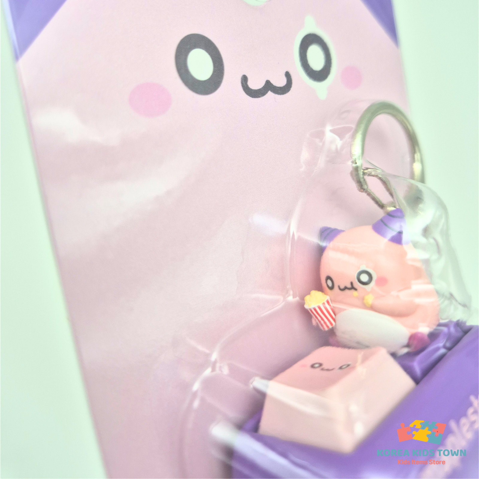 Maple Story Movie Limited Edition Keycap Keyring 2Types PinkBean Orange Mushroom