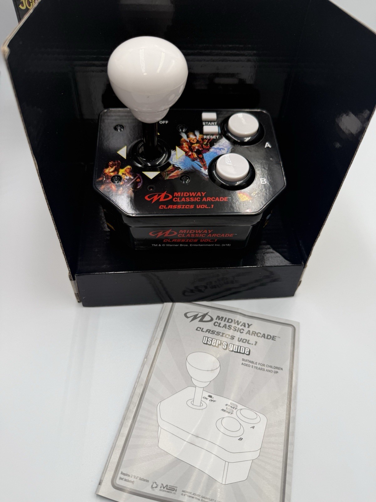Midway Classic Arcade Classics Vol. 1 Microconsole, Composite RCA, Joust Gauntl…