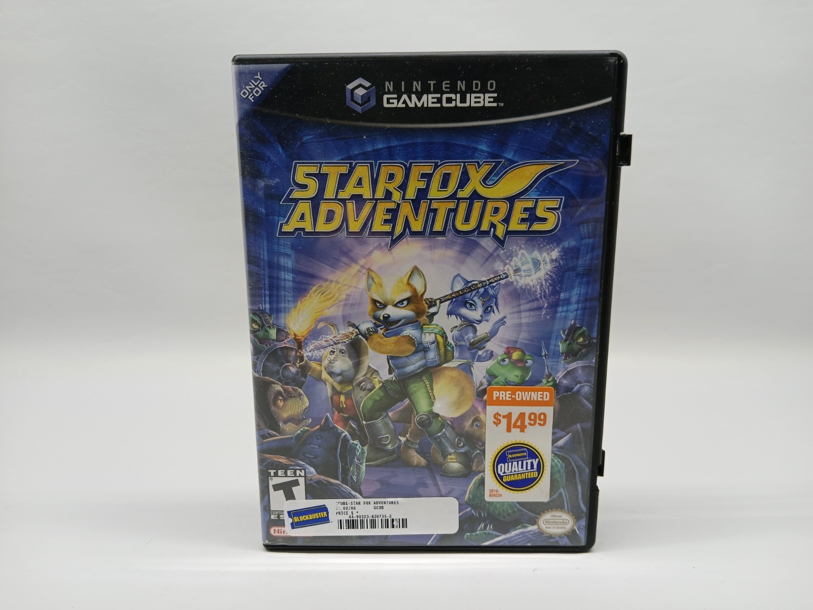 Starfox Adventures (Nintendo GameCube, 2002) CIB Black Label