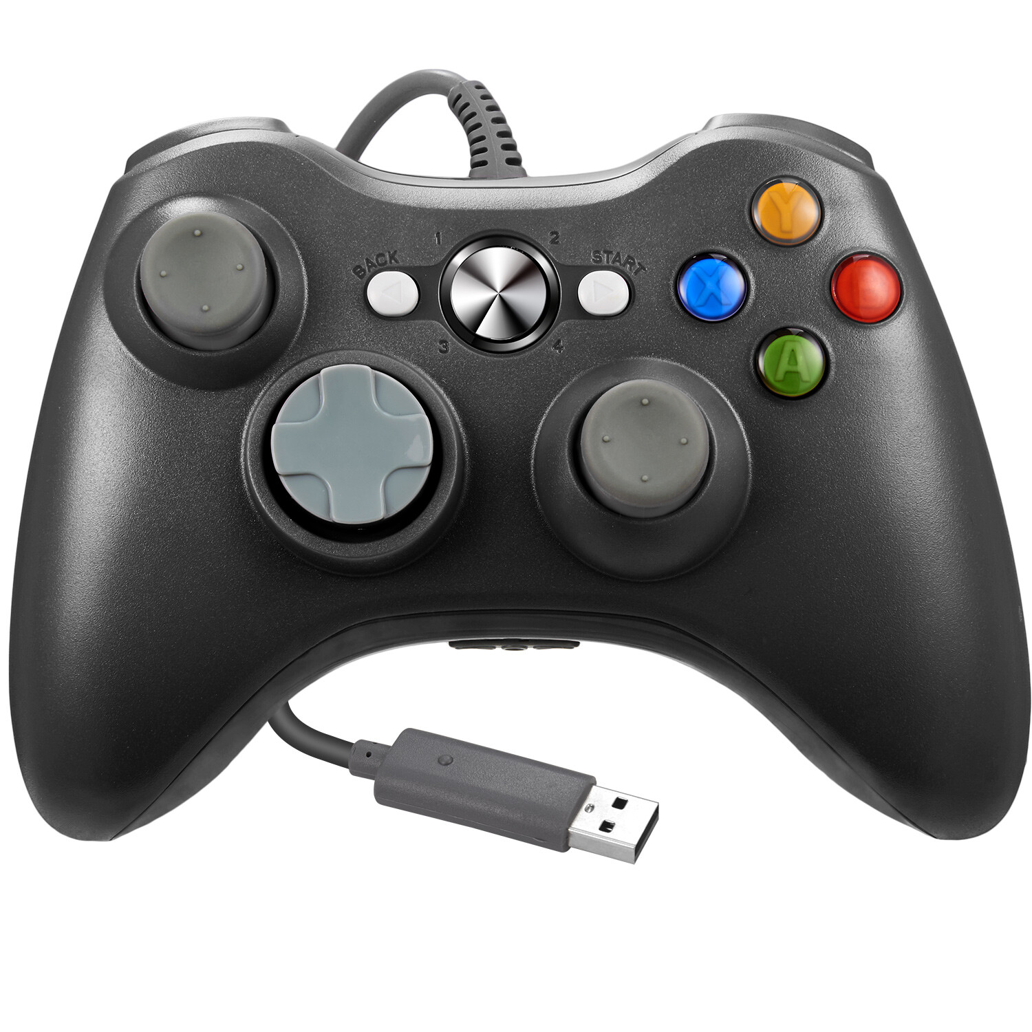 USB Wired Gamepad Controller Joystick For Xbox 360 Console PC WIN 7 8 10