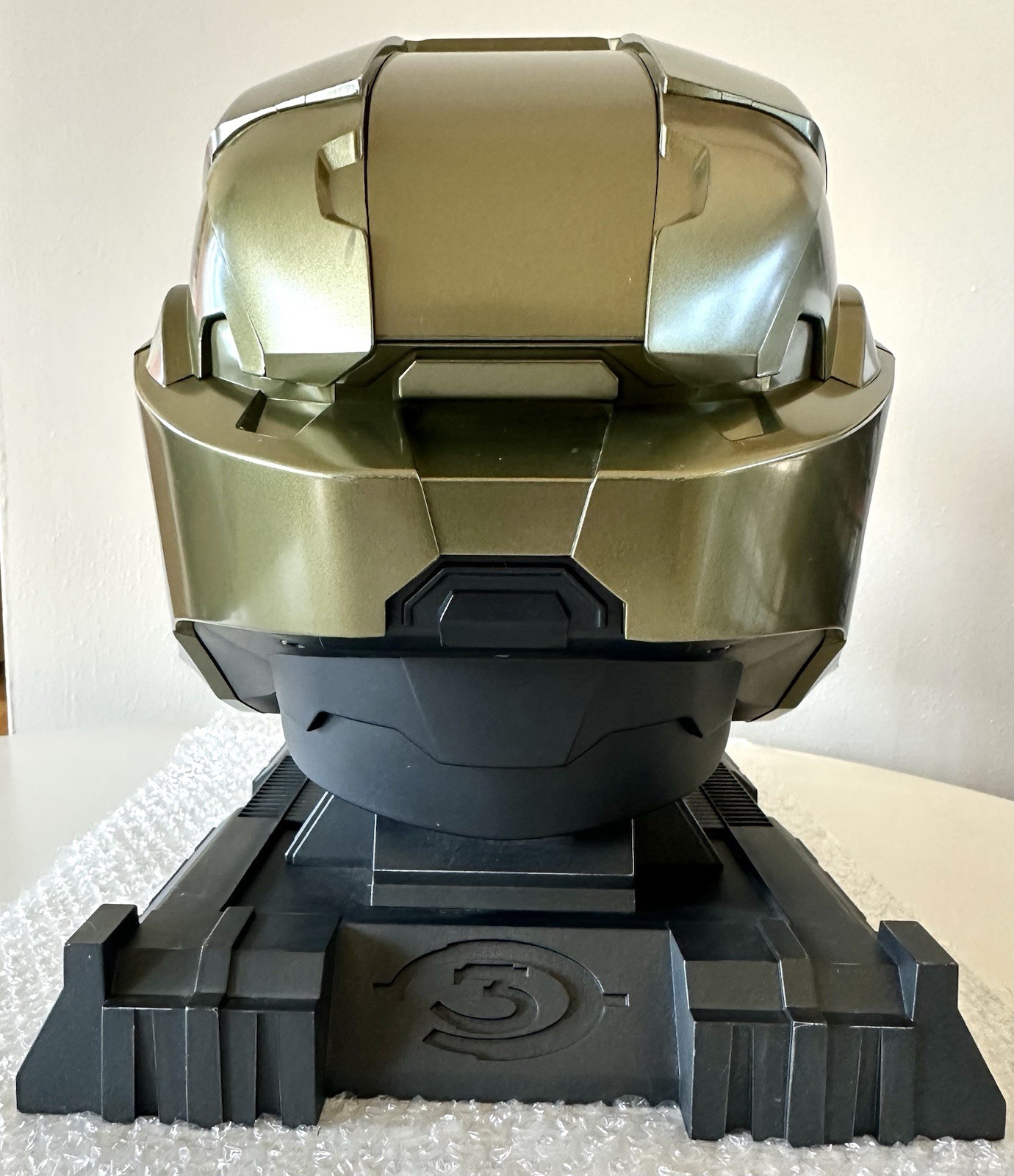 🔥 Legendary Halo 3 Limited Collector’s Edition Master Chief Helmet & Stand RARE