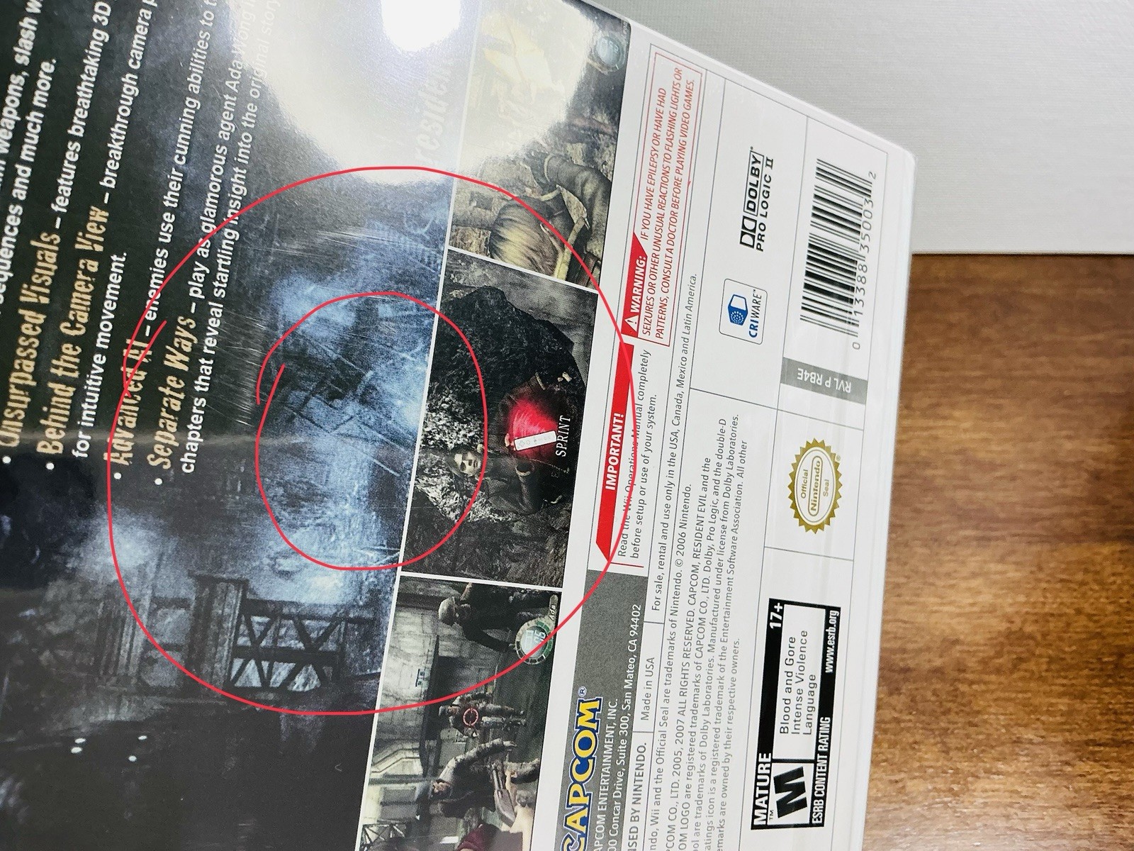Resident Evil 4 Wii Edition Nintendo Wii Game (NEW/SEALED)