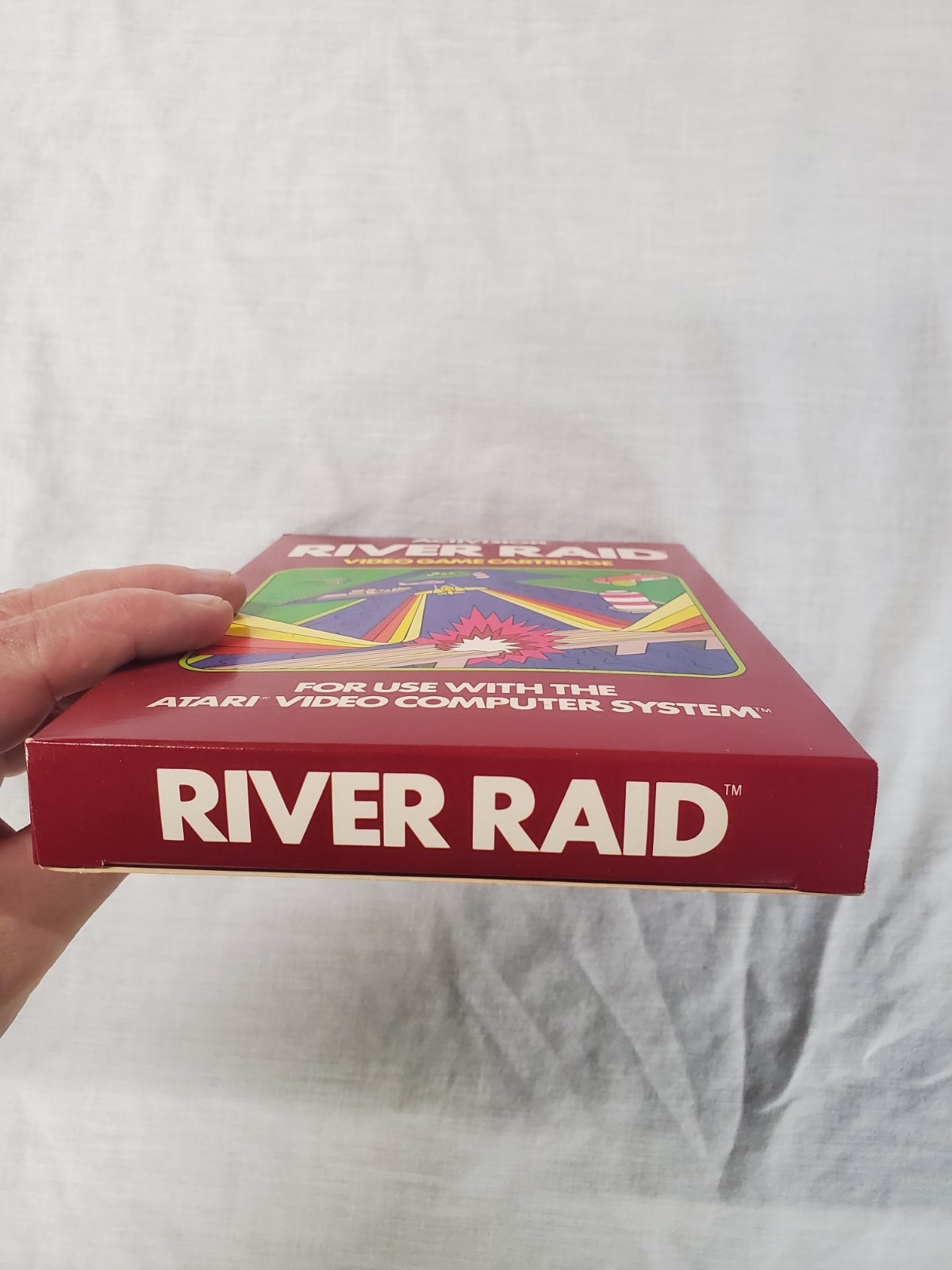 River Raid (Atari 2600) Complete In Box CIB Tested (C043)