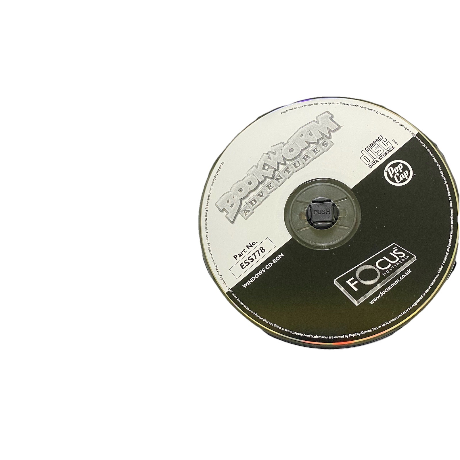Bookworm Adventures Computer Word Game (PC CD-ROM, 2006) Pop Cap Vintage