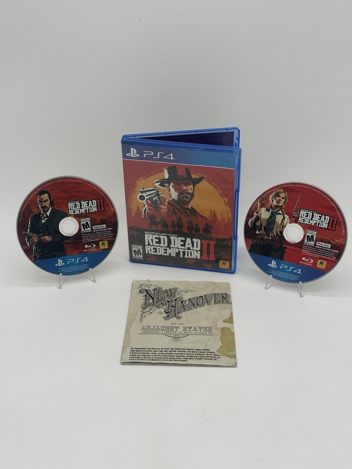Red Dead Redemption 2 PlayStation 4 tested. Map included no manual