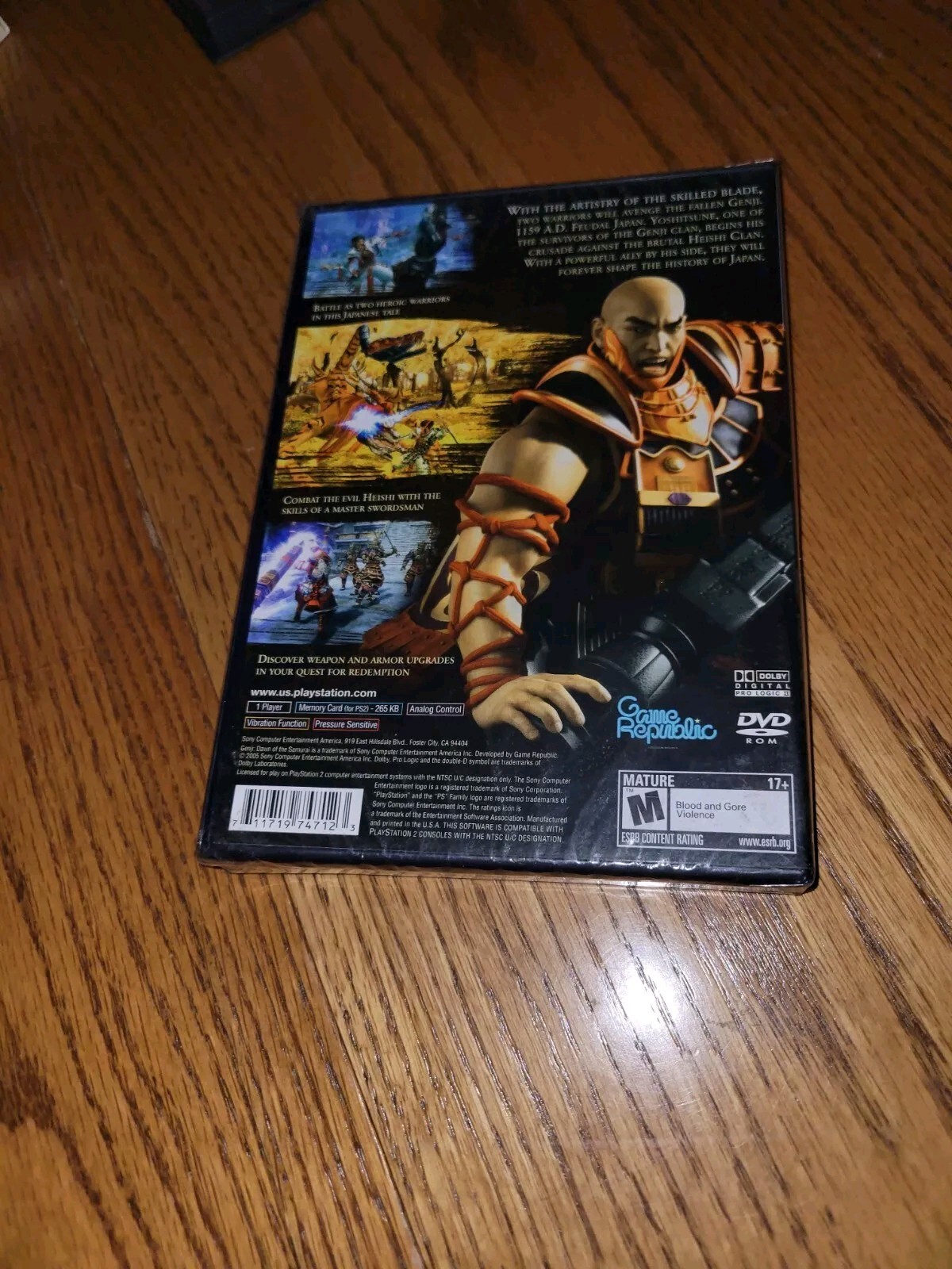 Genji Dawn of the Samurai New Sony Playstation 2