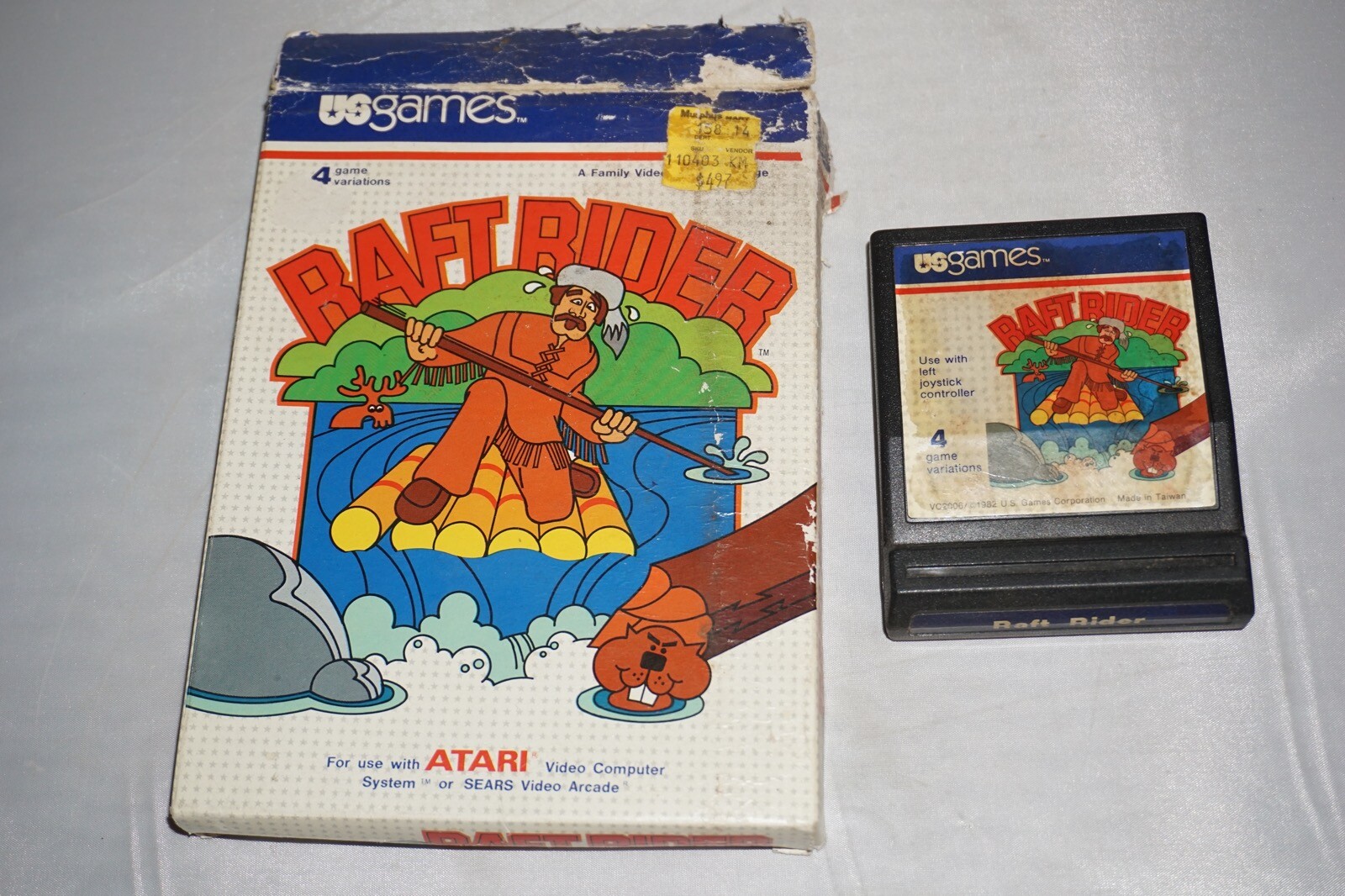 Raft Rider (Atari 2600) with Box