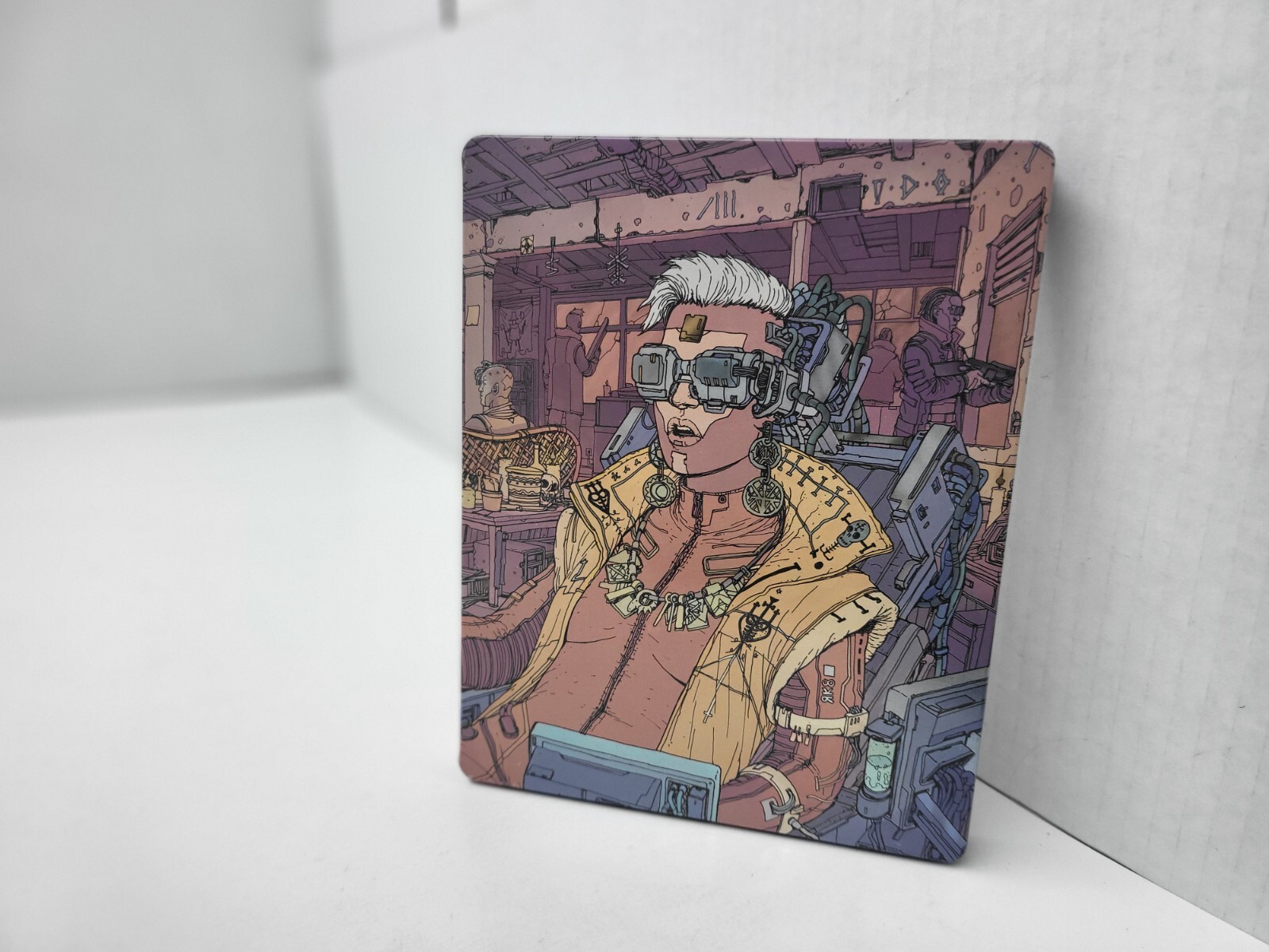 MINT NEW Sealed Cyberpunk 2077 Only Voodoo Metal Steel Book Case NO GAME #i11