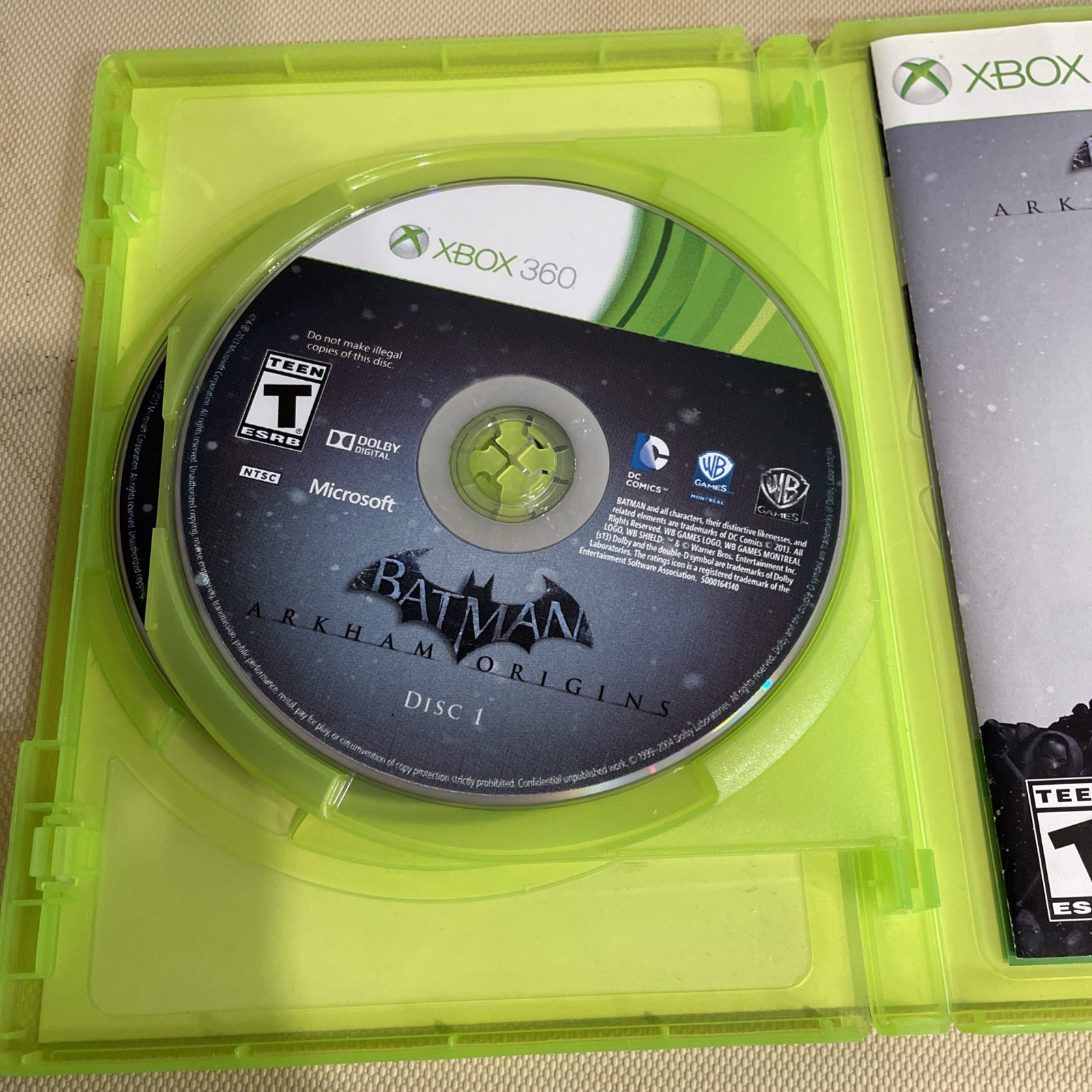WB Games Batman: Arkham Origins SEALED Xbox 360