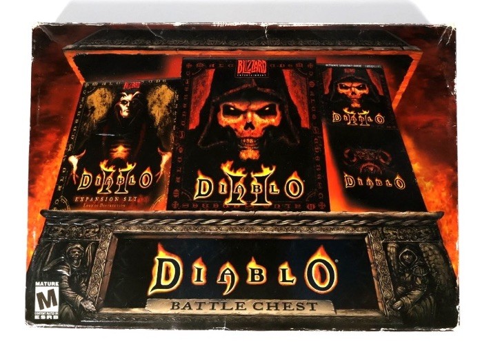 Diablo Battle Chest PC Video Game 2001 Complete Sealed